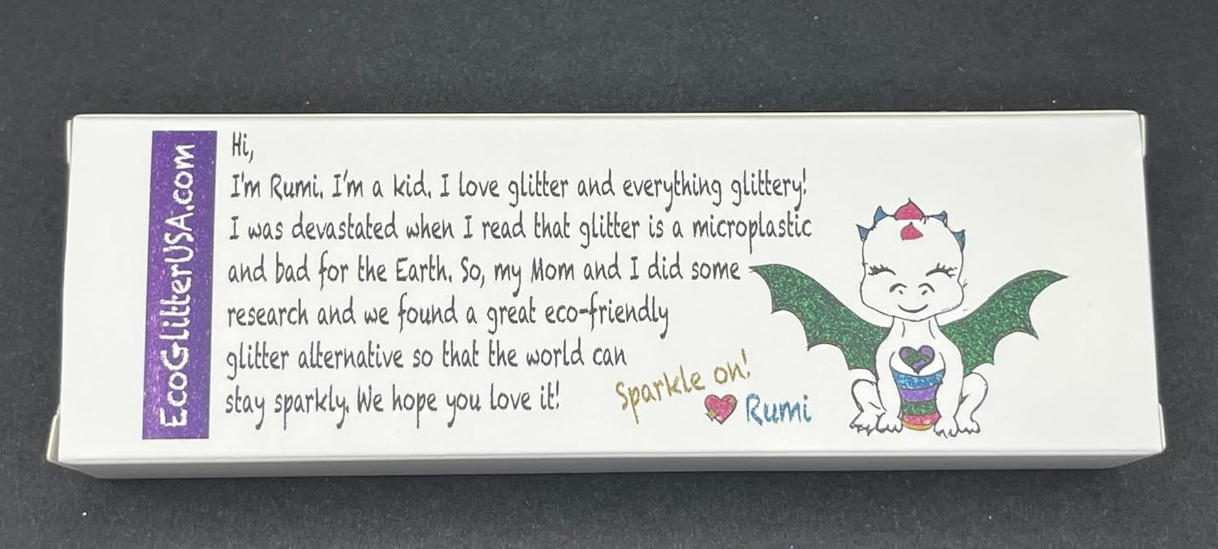 Unicorn Sparkle Association Non-Toxic Biodegradable Glitter, Set of 8 Colors, 24 Grams