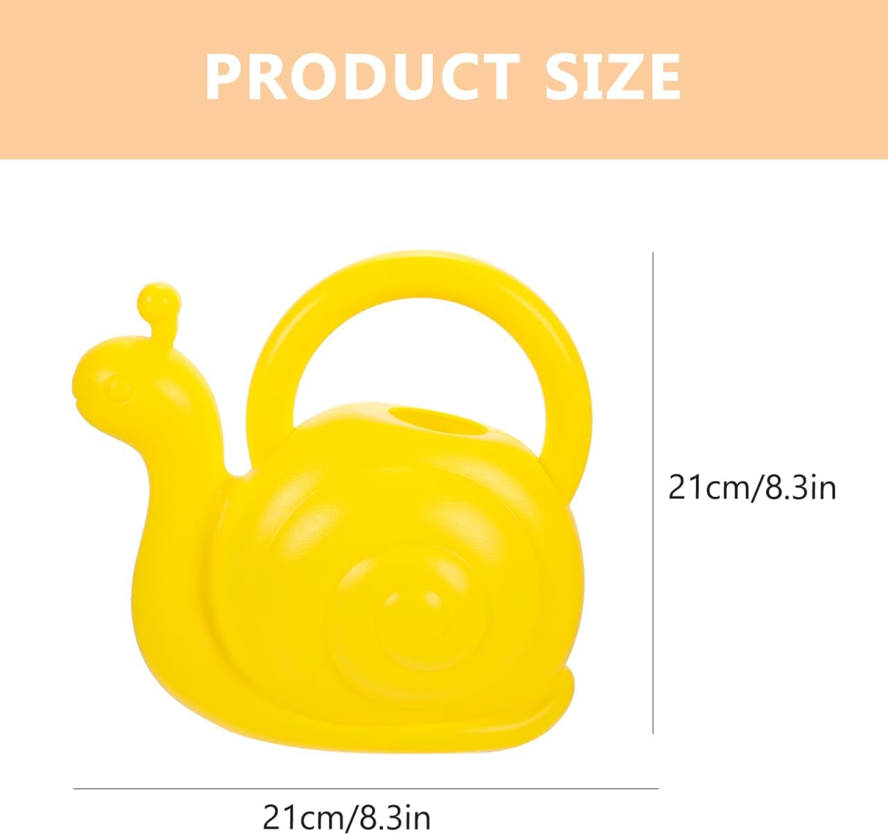 POPETPOP 2Pcs Snail Watering Can for Kids Indoor Watering Can Pot Plastic Cute Animal Watering Can Gardening Kettles for Flowers Plants Succulents Potted