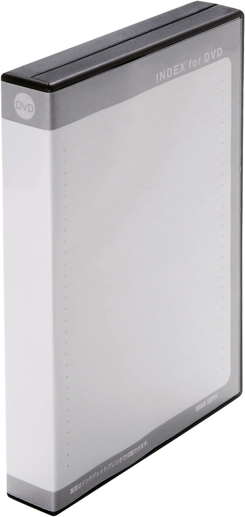 Sanwa Supply DVD-TW8-03BKN DVD Tall Case (8 Disc Storage, Set of 3, Black) image number 4