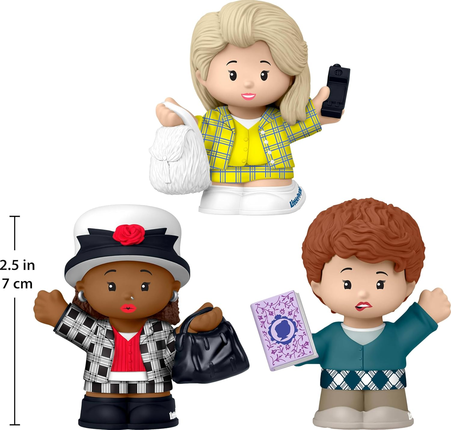 Little People Collector Clueless Movie Special Edition Set for Adults & Fans, 3 Character Figures in a Display Package image number 4