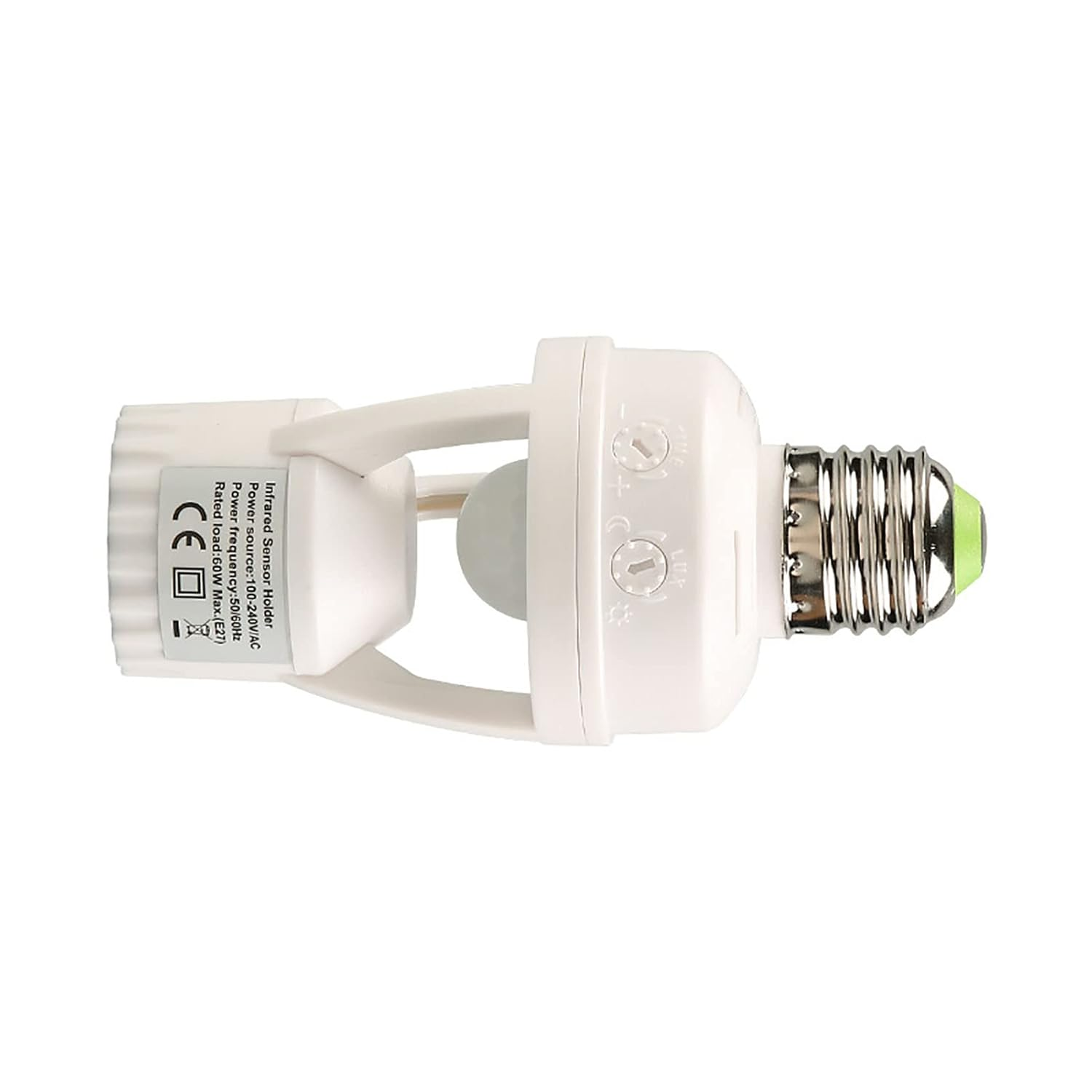 E27 Sensor Lights Socket, Automatic Control, Sensor Light, Wide Application, Simple Installation, Multi Function, 6M Sensing Distance image number 2