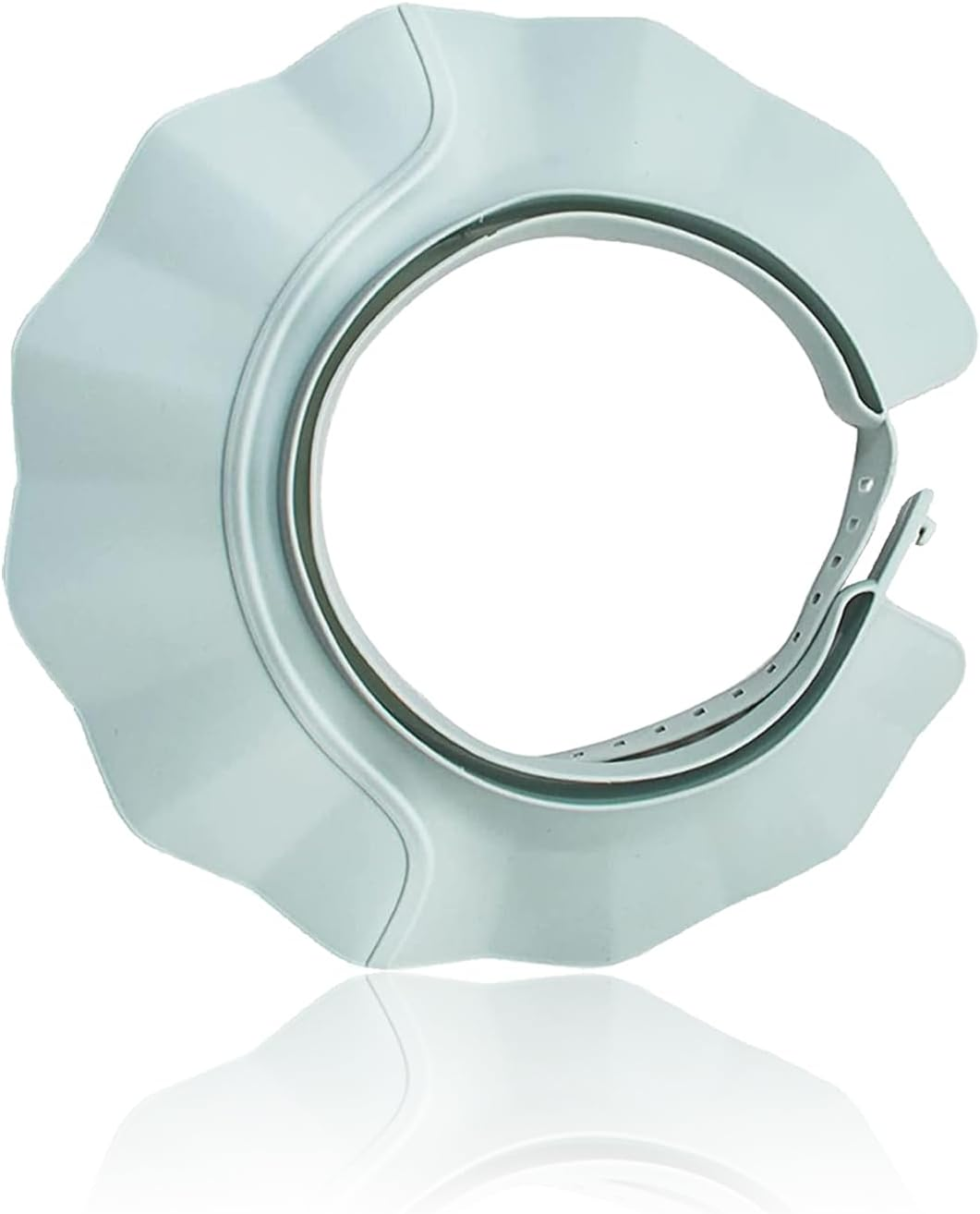 Adjustable Baby Shower Cap for Hair Washing | Bath Shield Visor Hat for Kids, Toddlers | Waterproof, Blue image number 1