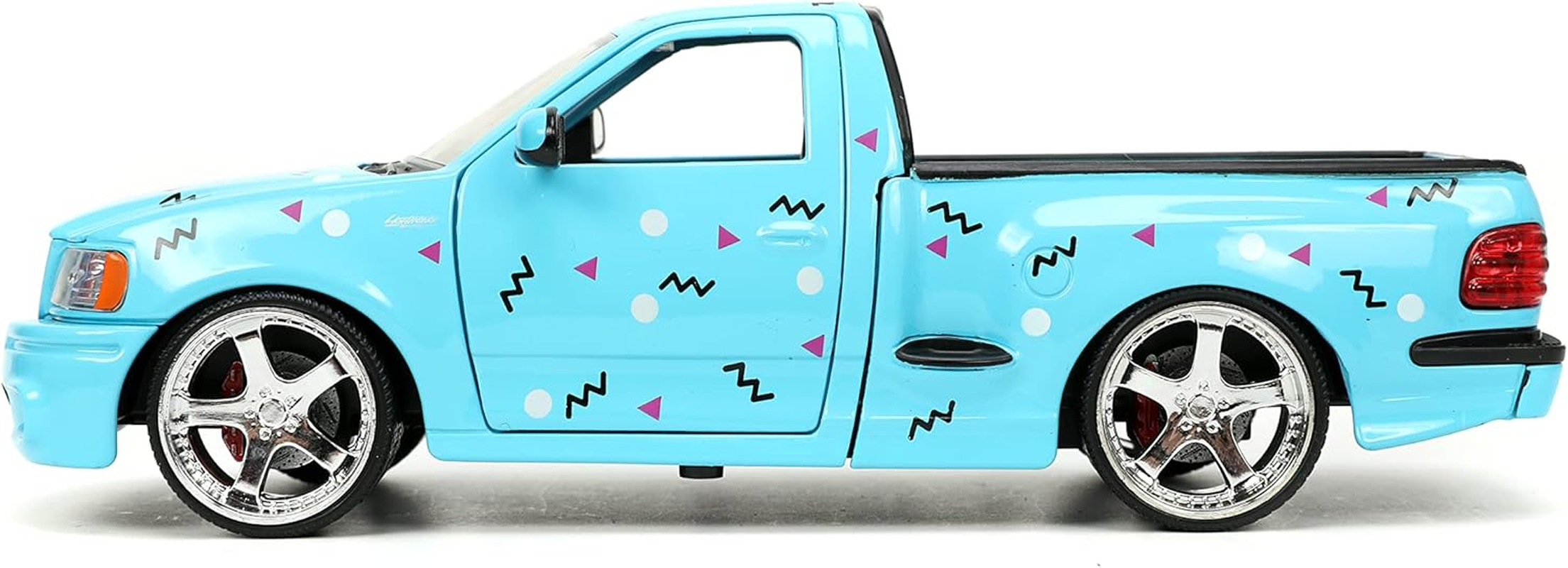 Jada Toys I Love the 90'S 1999 Ford F-150 SVT Lightning 1:24 Scale Pickup Truck