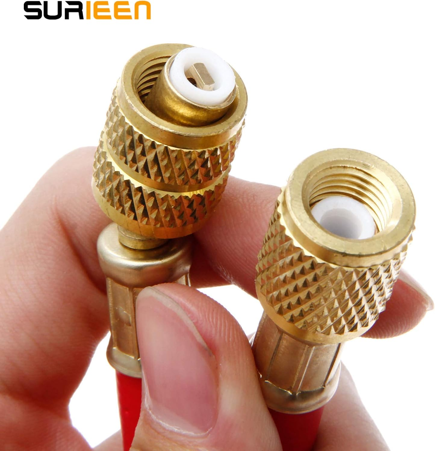 R410 Refrigerant A/C Charging Hose Tube Set (4000~800) PSI 1/4" SAE-5/16 SAE Thread 60" 5Ft 3 Colors, Fits for HVAC Air Condition R410 R32 Refrigerant Manifold Gauge, Set of 3 image number 2