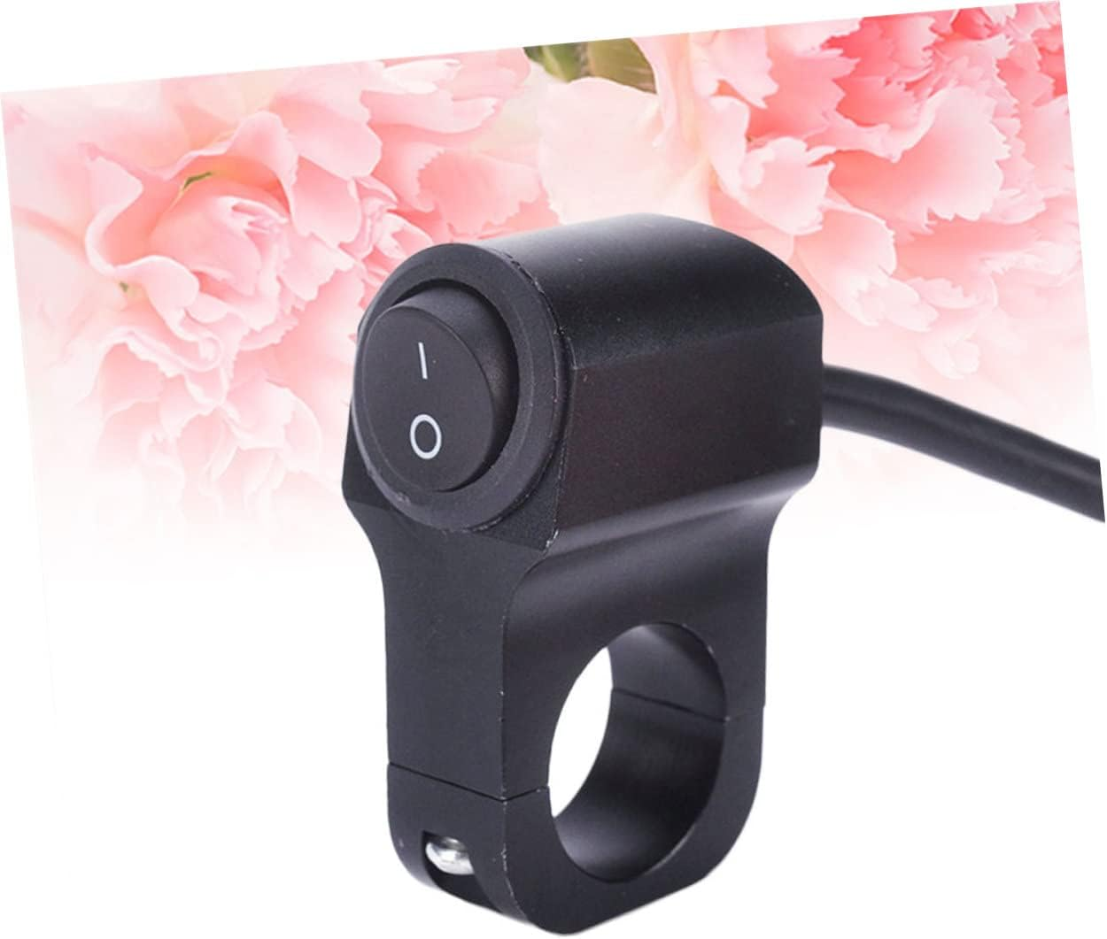 BIUDECO Small Handlebar Headlight off Switch for Motorbike ATV Fog Light Ignition image number 2