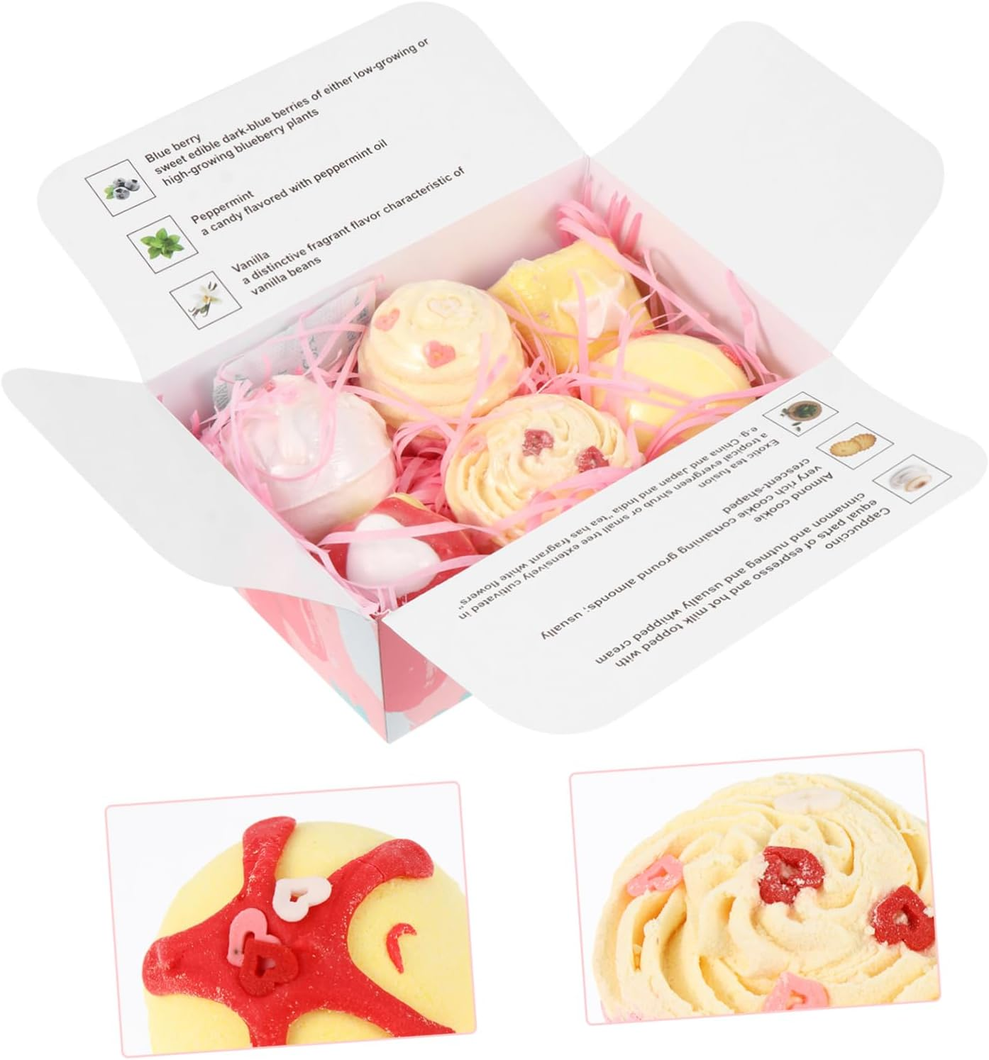 FOYTOKI 6Pcs Bubble Boys and Girls Spa Bath Salt Balls for Adults Boys and Girls