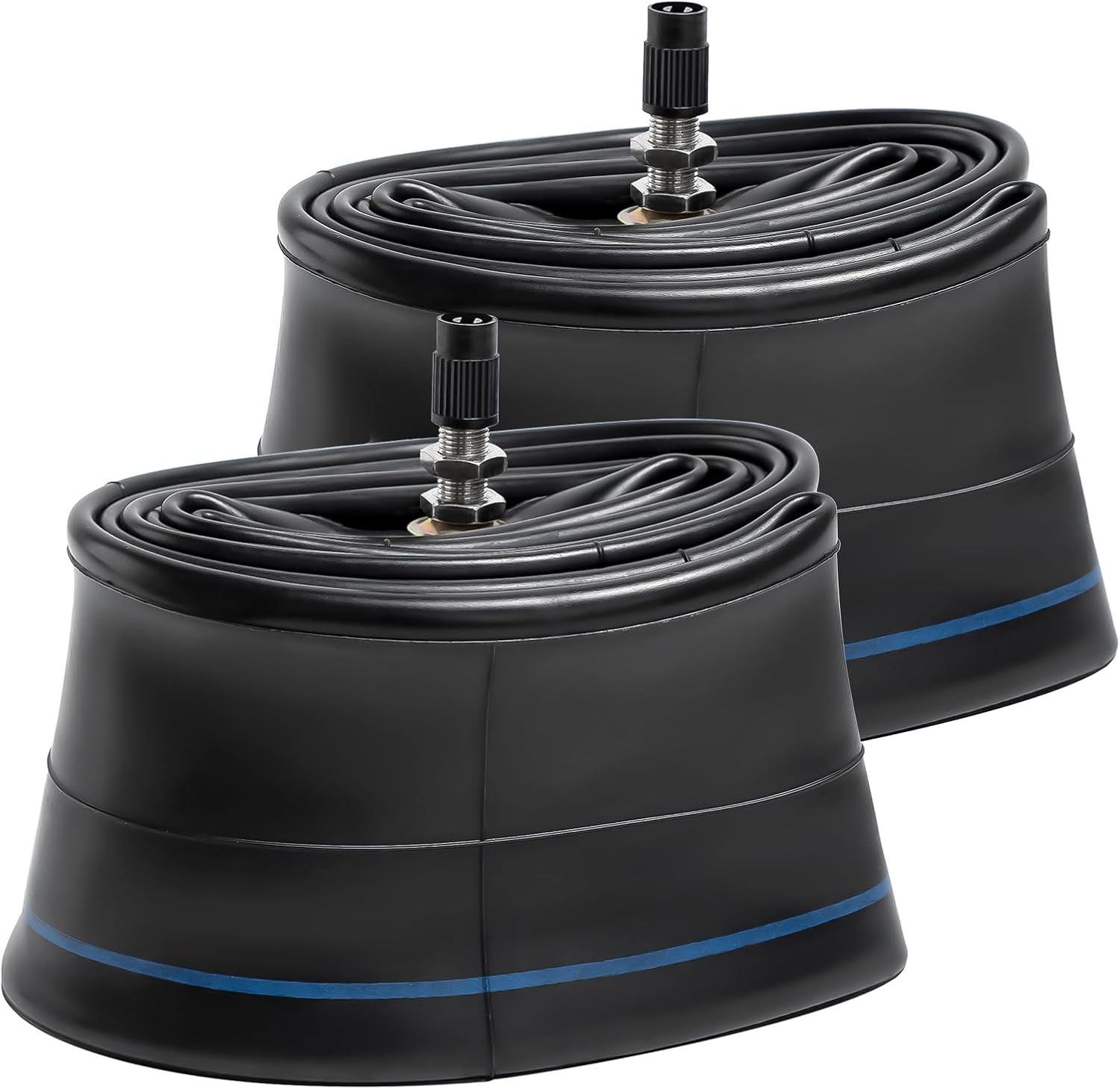 2 Pcs 3.25-16 Tube,3.50-16 Tube, TR4 Valve,3.25/3.50-16 Heavy Duty Motorcycle Inner Tubes,Compatible with 3.25-16 3.50-16 90/100-16 Off-Road Motorcycles/Dirt Pit Bike Front Rear Tire,Pt-037 image number 2