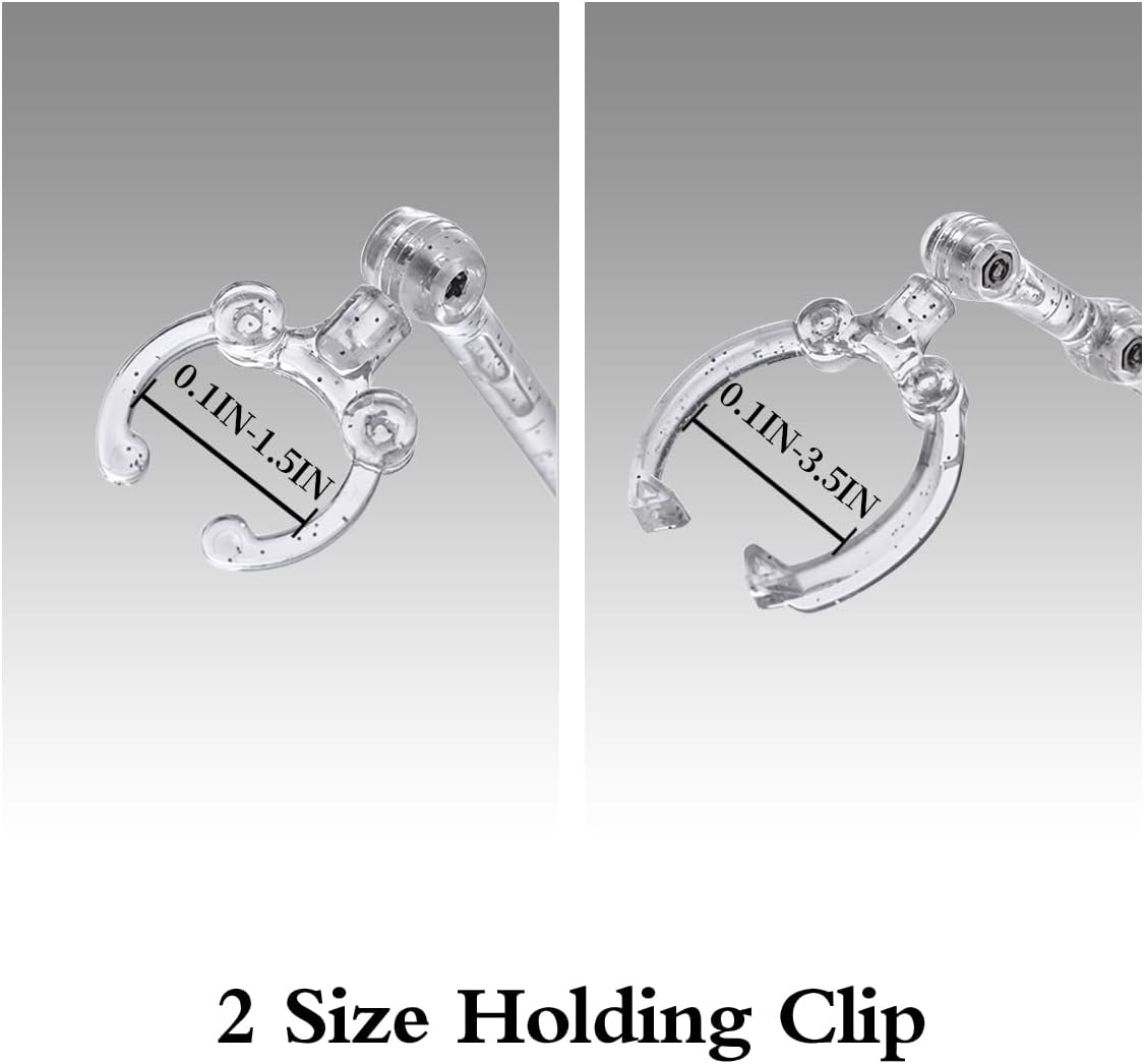 Ddung Doll Stand - Clear Doll Stand for 0.5" to 10" Dolls and Action Figure Stand (3-Pack) image number 1