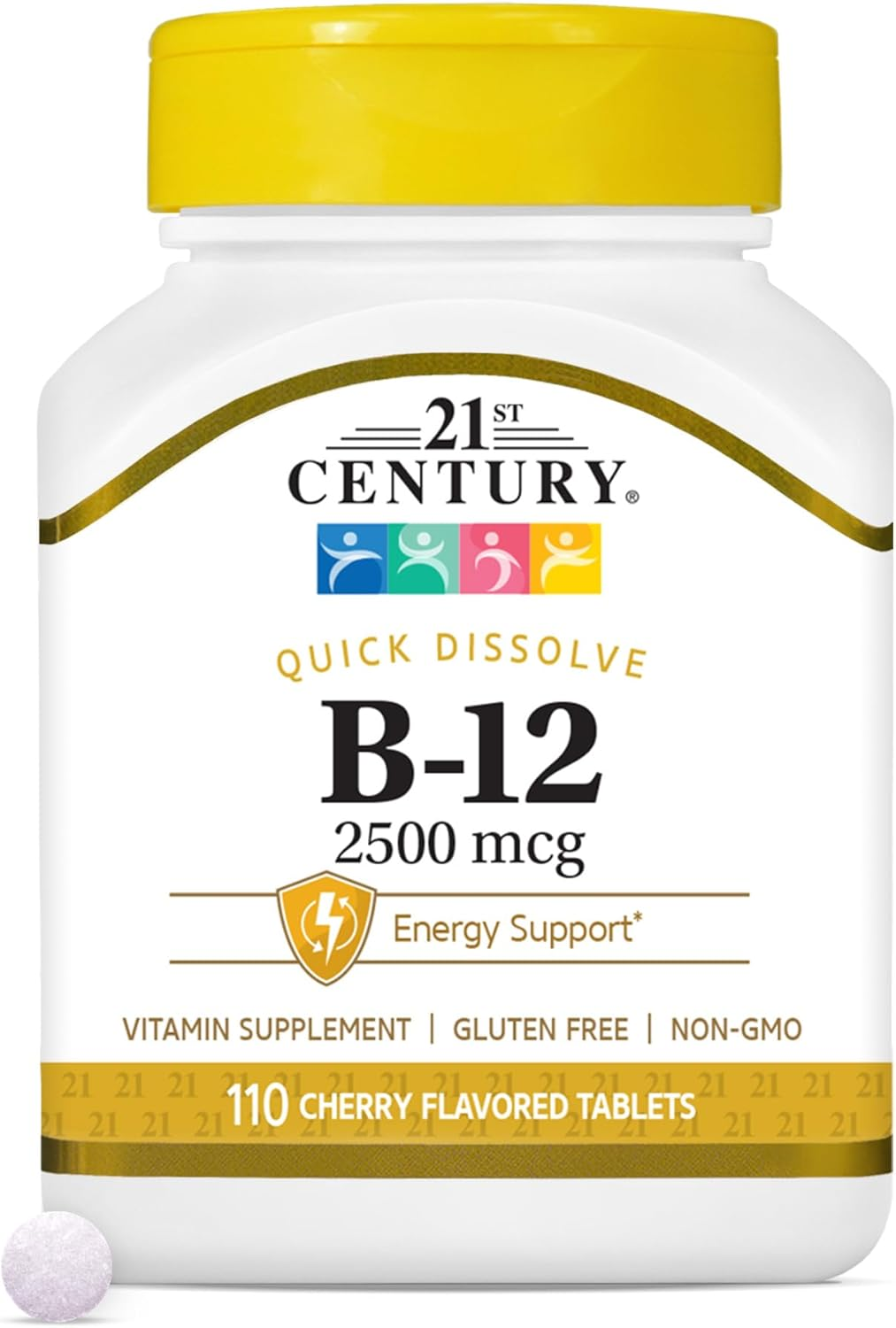 21St Century B 12 2500 Mcg Sublingual Tablets, 110 Count image number 3