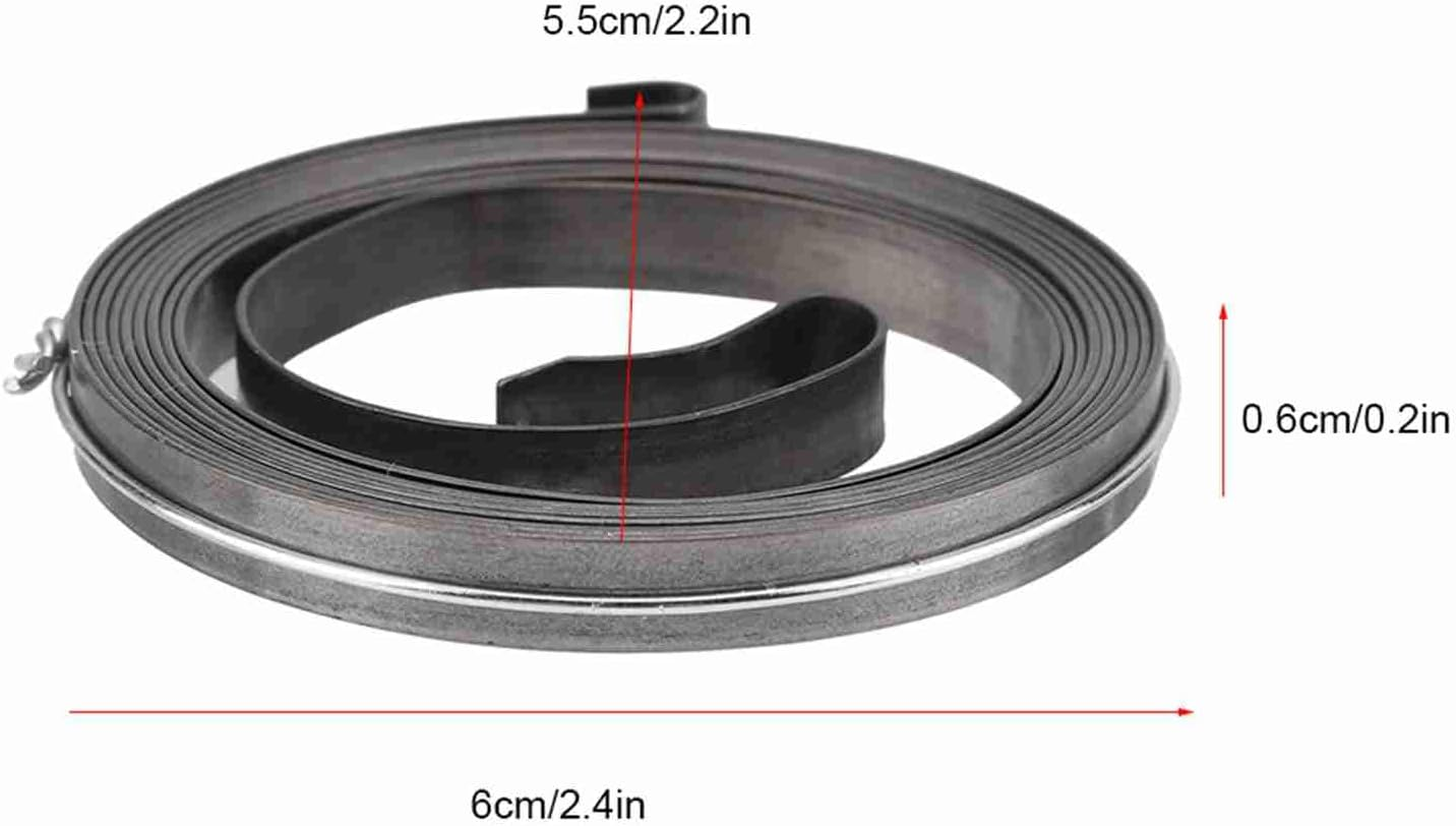 CHICIRIS Recoil Pull Start Starter Spring for GX120 GX160 GX200, Made of Sturdy Metal, Easy to Install and Operate, Fits Original Equipment, Lawn Mower Attachments image number 5