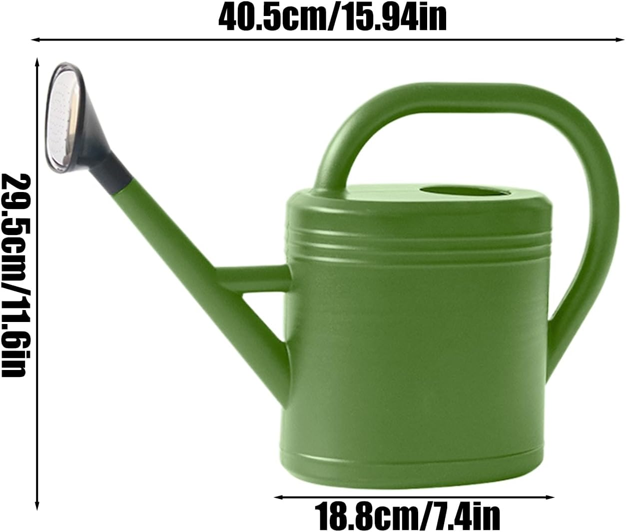 Watering Can Indoor Plants | 3L Long Spout Portable Home Supplies | Plant Watering Can | for Outdoor House Christmas Patio Porch Lawn Landscaping Backyard Courtyard Park - Blue image number 2