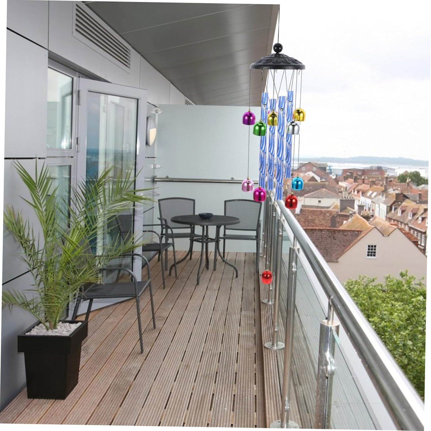 Fokmuaex 100PCS DIY Wind Chime Kit - Aluminum Metal Wind Chime Tubes for Outdoor Hanging Decor, Create Relaxing Wind Chimes with Natural Soothing Sounds image number 1