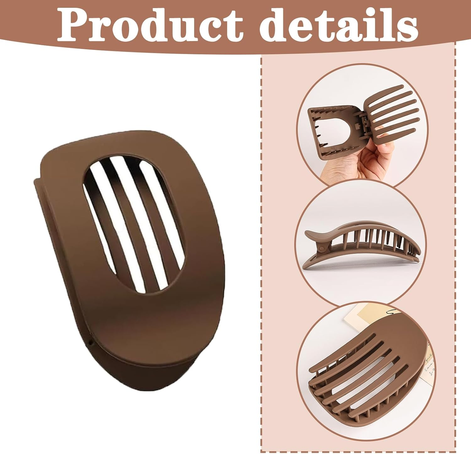 Pack of 4 Duckbill Hair Clips, Stylish Duckbill Hair Clip, Matte Large Benglatt Hair Clip for Women, Simple Elegant Flat Crab Clips for Everyday Office School Festive Occasions