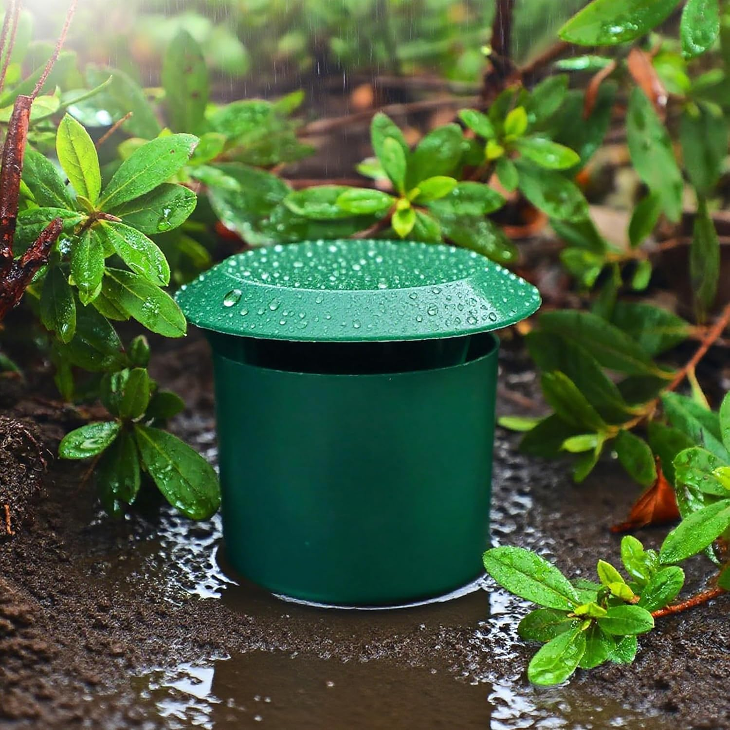 Qualirey Beer Slug Snail Traps, Plastic Garden Catcher, 11.3 X 9.5 Cm, Reusable House Trapper, 5 Pack image number 1