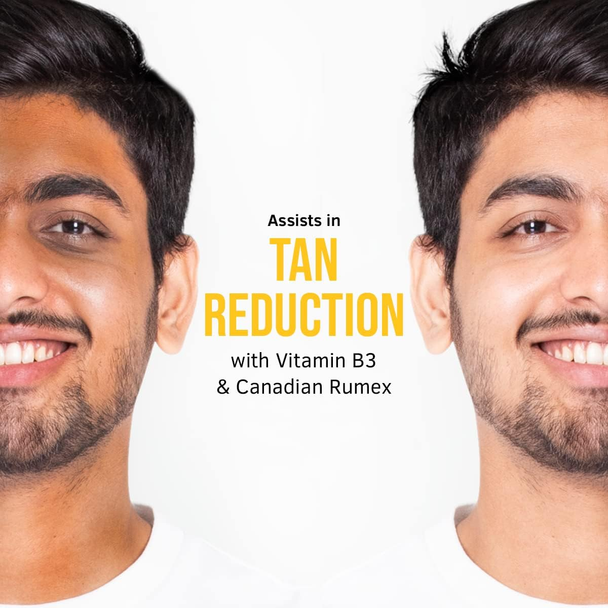 USTRAA De-Tan Cream for Men - 1.76 Oz - for Men - Tan Removal and Even Skin Tone, without BLEACH, No Sulphate, No Paraben, Prevents Dark Spots, with Japanese Yuzu and Liquorice