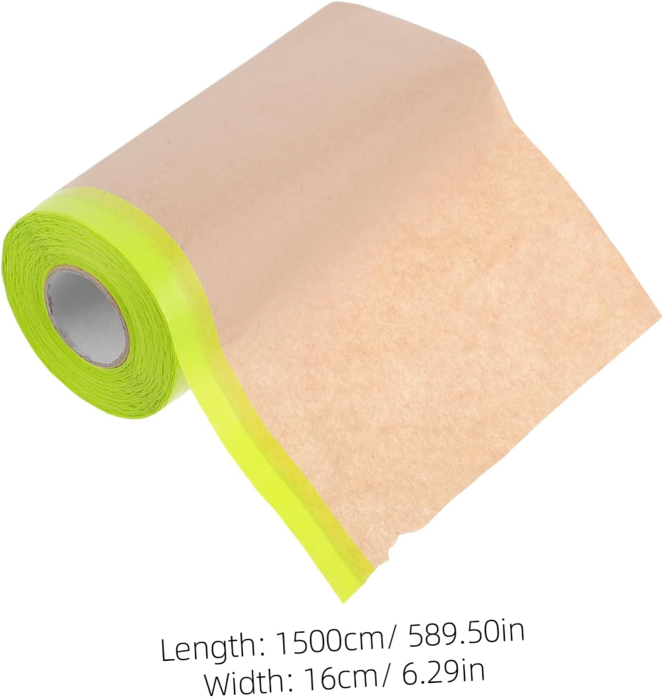 CANIGHT 5Pcs Pre-Taped Masking Paper for Painting Adhesive Film for Artists and Automotive Projects Solvent-Resistant Easy to Cut and Reposition for Furniture and Wall image number 3