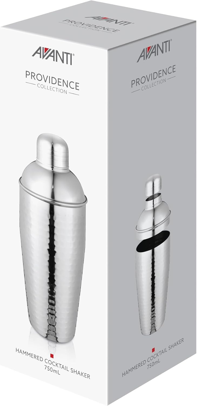 Avanti Providence Hammered Cocktail Shaker 750 Ml Capacity image number 1