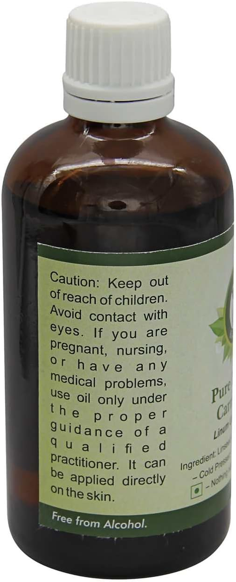 Linseed Oil | Linum Usitatissimum | 100% Pure Natural | for Painting | for Hair | Cold Pressed | 15Ml | 0.507Oz by R V Essential