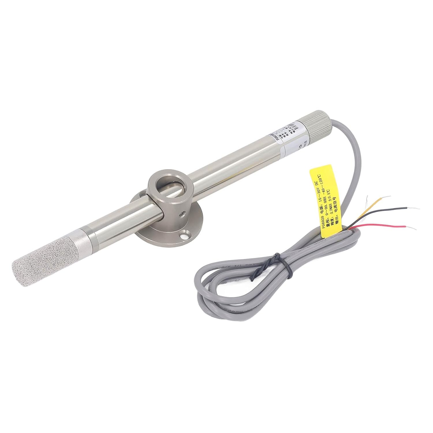 Jectse Temperature Humidity Sensor Stable Output for Data Detection IP68 Waterproof Probe for Outdoor Greenhouse 15‑30V DC Transmitter Sensor Probe image number 2