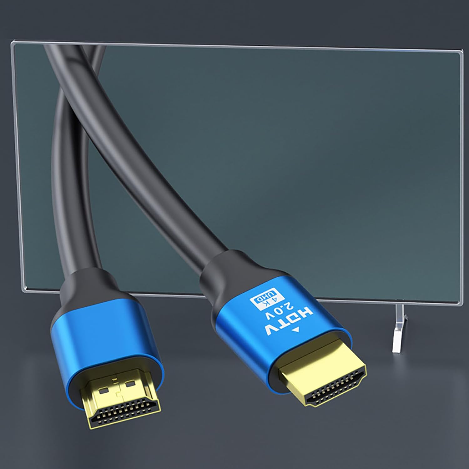 4K HDMI Cable, Tunghey High Speed HDMI to HDMI Cable HDMI 2.0 Cord Supports 4K@60Hz, 2K, 1080P, HDCP 2.2, HDR, 3D, ARC & Ethernet for HDTV, Laptop, Monitor, PS5, Xbox (15M) image number 2