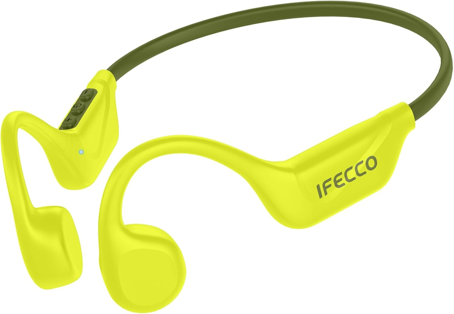 IFECCO Bone Conduction Headphones Bluetooth 5.4 - IPX5 Waterproof Bone Conduction Earbuds with Mic,Open Ear Wireless Sport Headphones for Cycling Running Hiking Bicycle