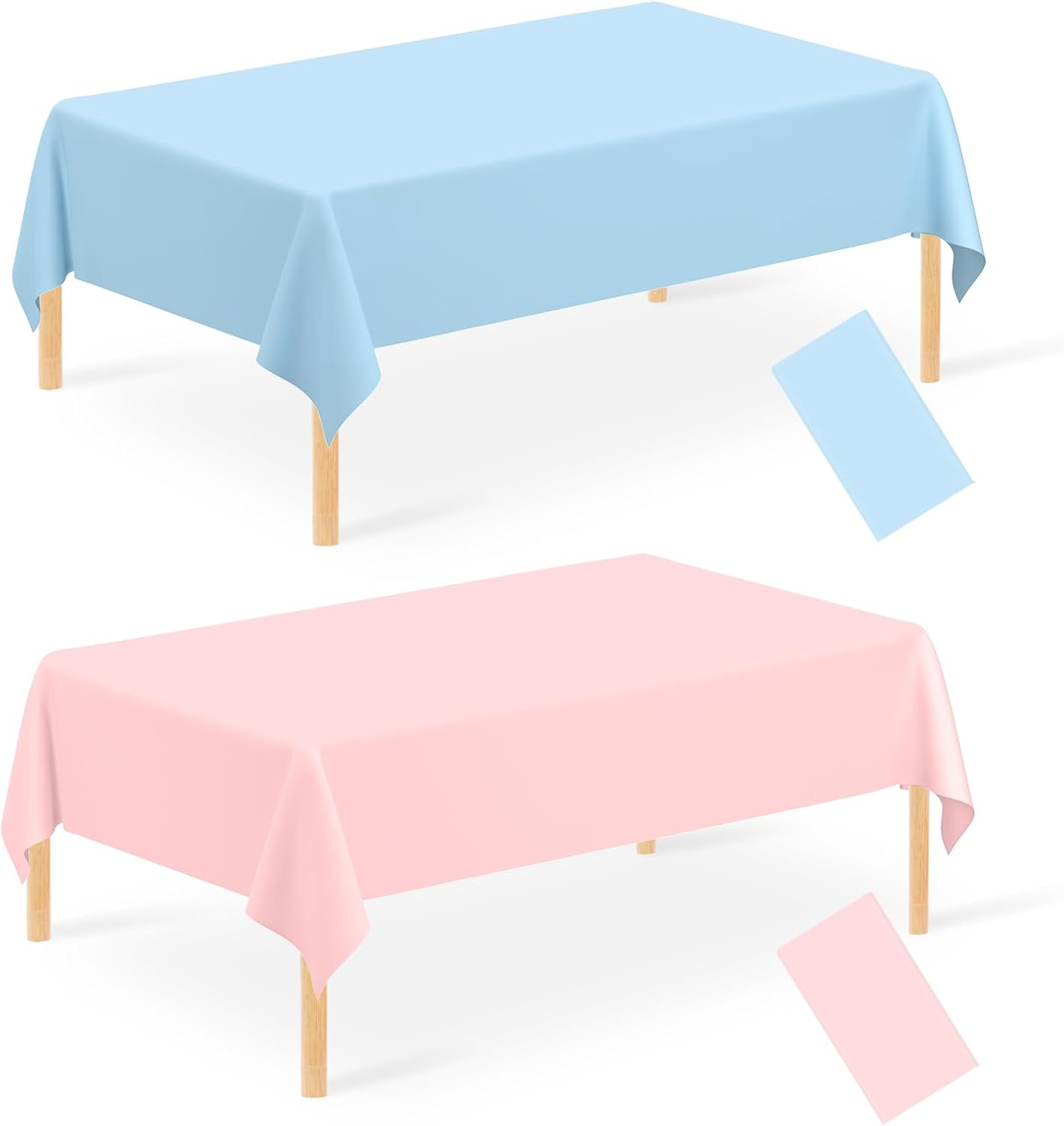 4 Pcs Minnie Mouse Table Cloth, Pink Polka Dot Plastic Rectangular Table Cover, 54 X 108 In, Disposable, Perfect for Parties, Picnics, Birthdays