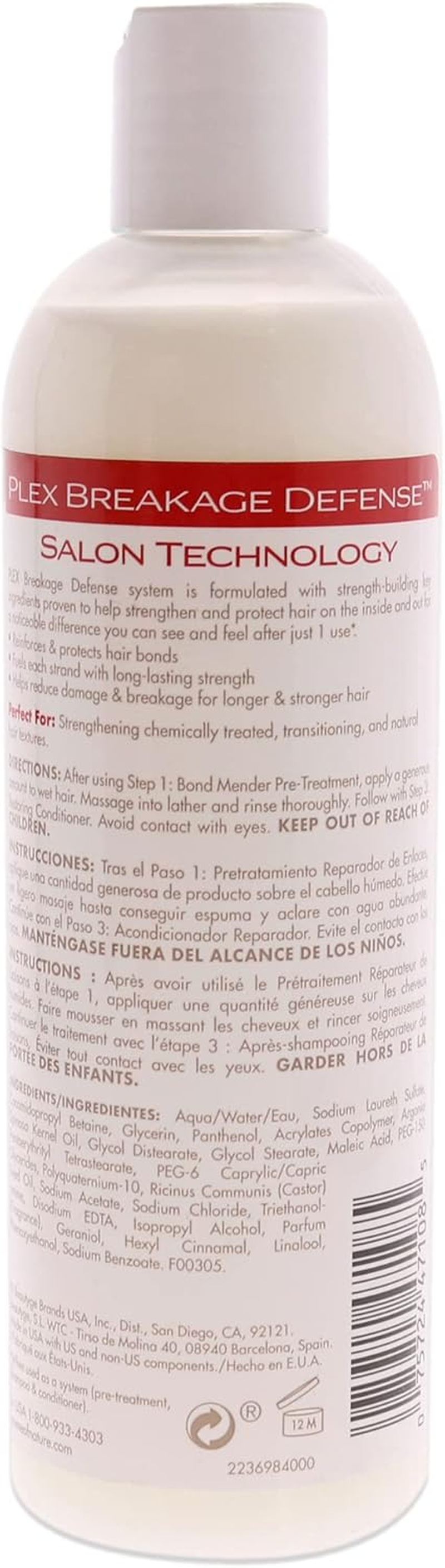 Lottabody Creme of Nature Creme of Nature Plex Breakage Defense Restoring Shampoo for Unisex 12 Oz Shampoo image number 1