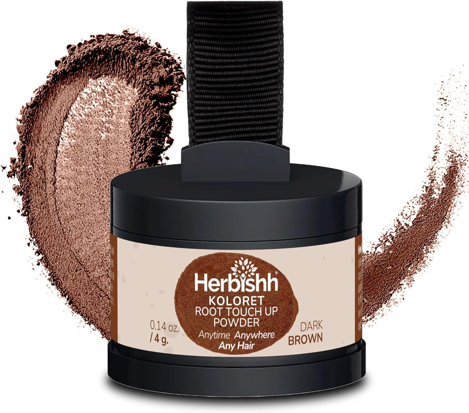 Koloret Root Touch up Powder&ndash; Medium Brown Powder for Women & Men, Instant Root Cover up for Gray Coverage, Hairline Concealer for Thinning Hair & Bald Spots, Water-Resistant & Smudge-Proof, 10G