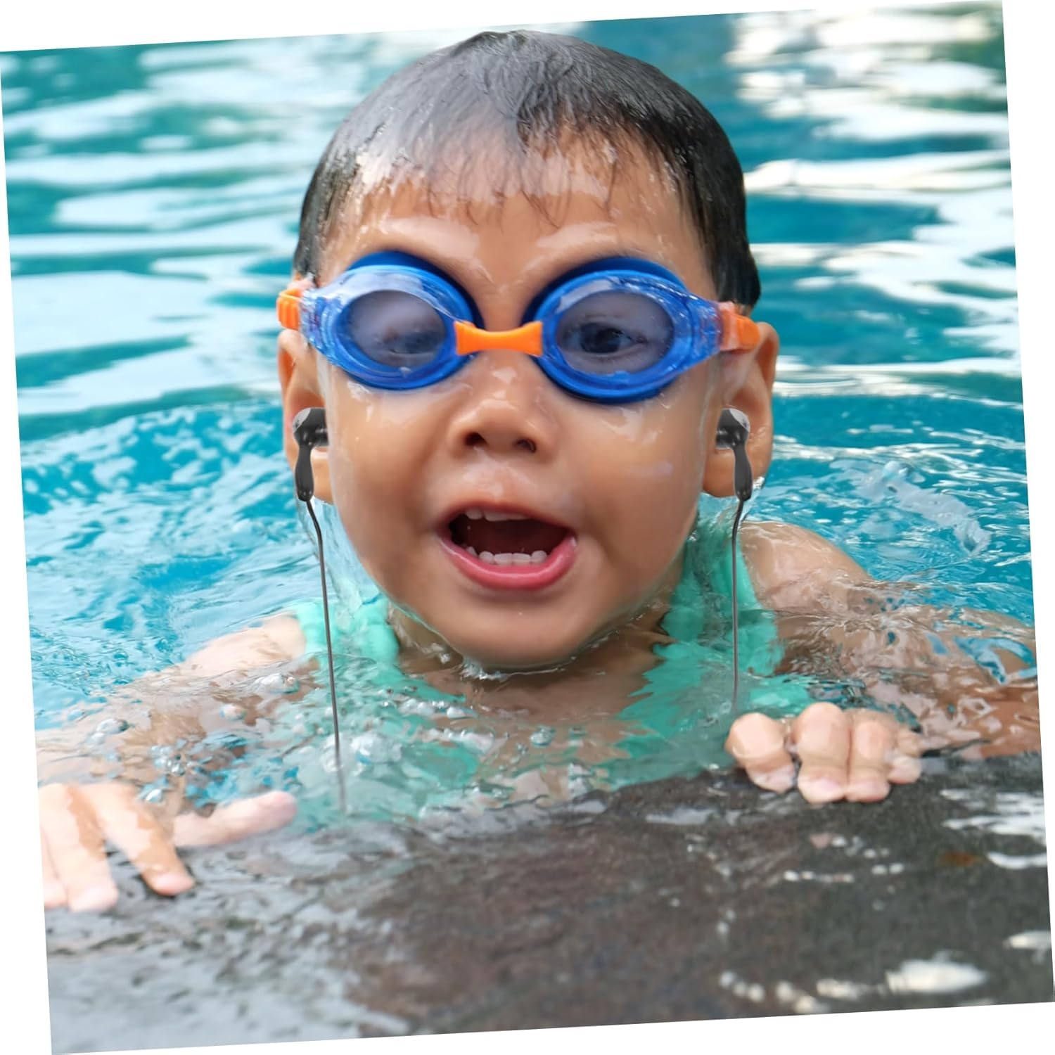 MUELODSIC 2Pcs Ear Earphones with Jack for Swimming Diving Surfing Adult Ear Protector with Comfortable Secure Fit for Underwater Music Enjoyment image number 6