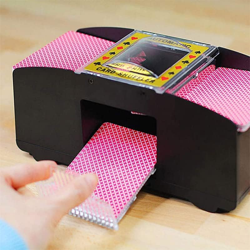 2Decks Automatic Card Shuffler Poker Cards Shuffling Machine Casino Playing Game image number 2