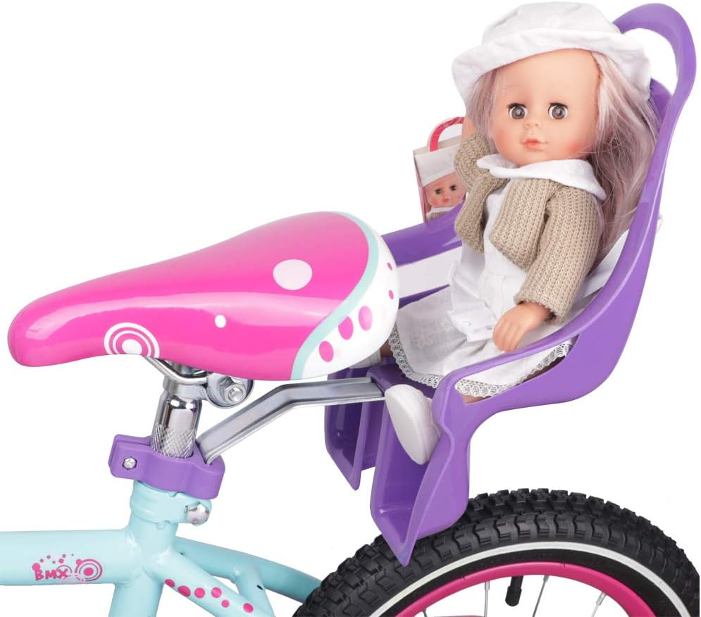 DRBIKE Bicycle Doll Seat with Stickers DIY Decal for Girls Kids Bike Accessories image number 5