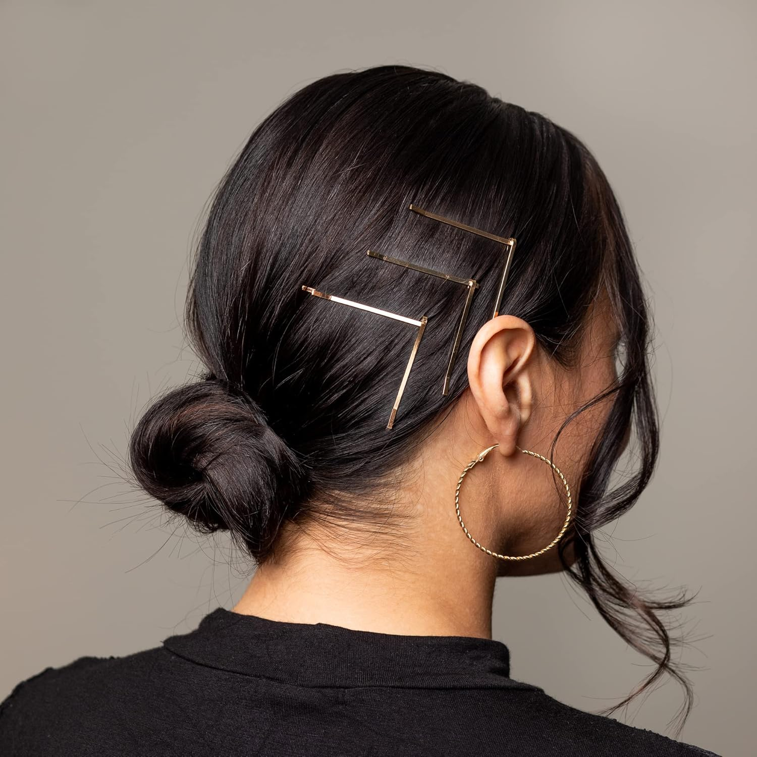 KOKO & KO Gold Bobby Pins | 40 Pcs | | Gold Hair Pins | Hair Pins | Flat Bobby Pins | Blonde Bobby Pins | Styling Hair Jewelry | 2 Inch | 55 Mm