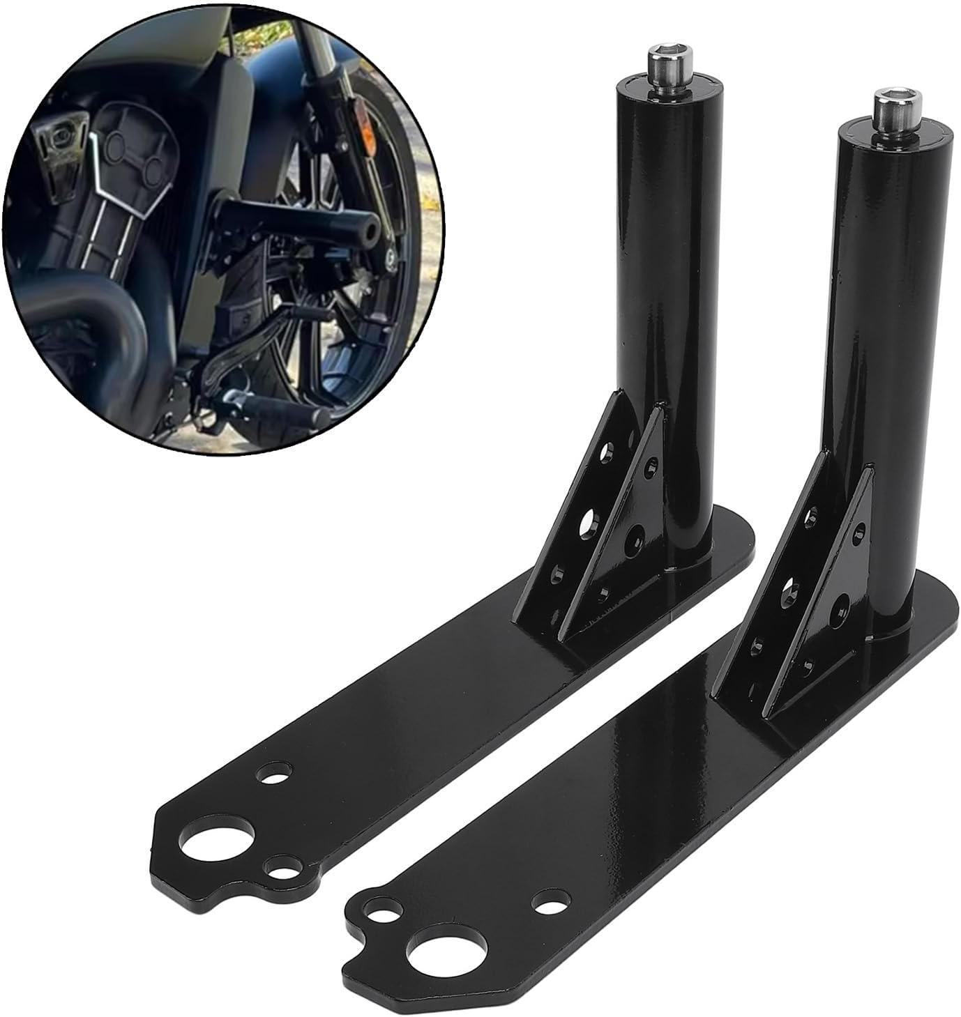 Motorcycle Highway Engine Guard Crash Bar Falling for Indian Scout and Scout Bobber 2014-2023, Stainless Steel Engine Guard Crash Bar Tip-Over