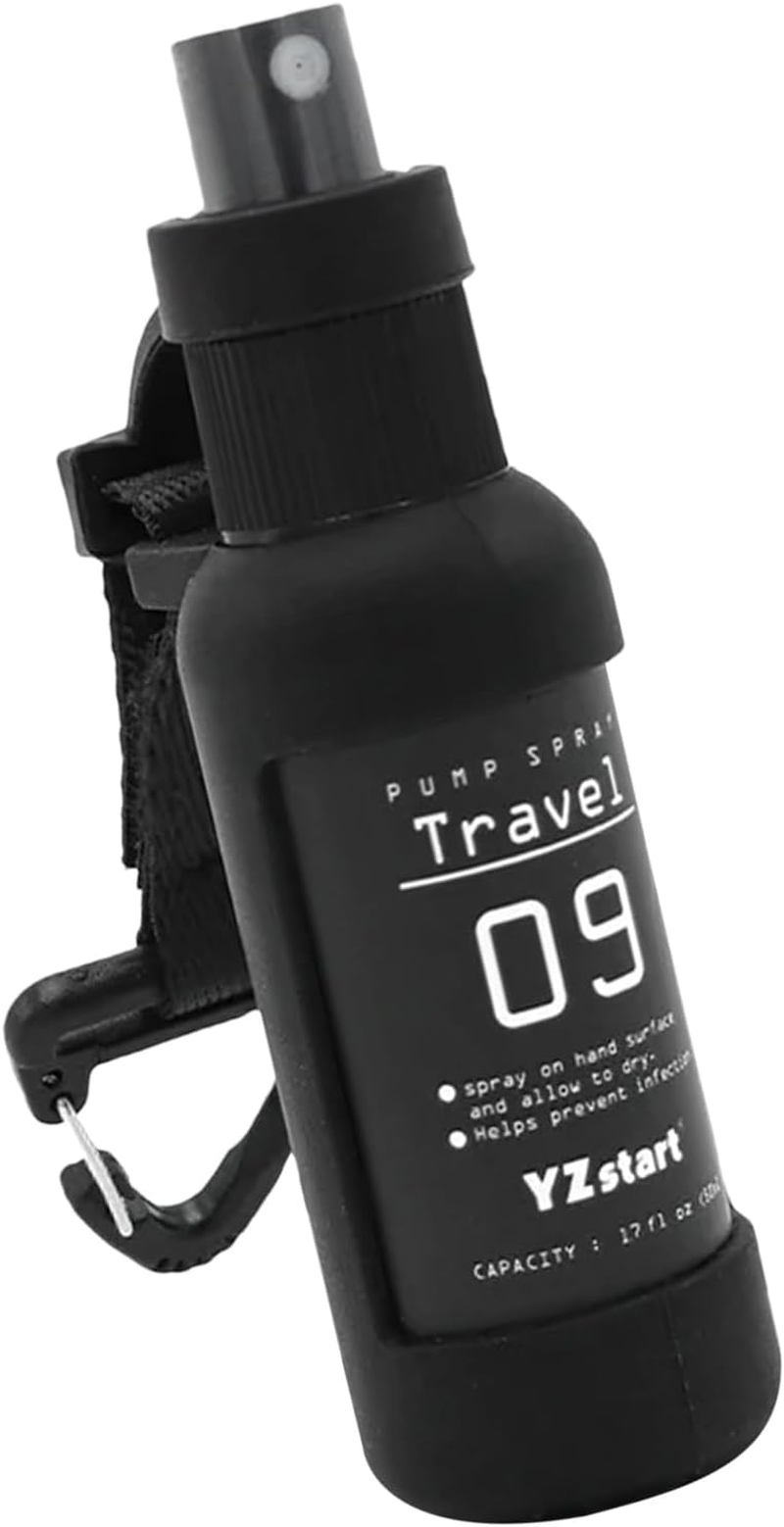 Generisch Portable Spray Bottle - 50 Ml Refillable Travel Spray Bottle for Outdoor Camping, Hiking and Travel, Compact Bottom Bottle for Liquids, Mist, Skin Care and Cleaning