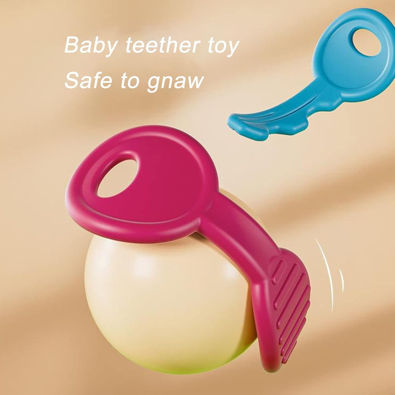 Car Keys Toy, Small Buttons Remote Car Key Toy Early Learning Simulated Sound for Home Play (Blue) image number 6