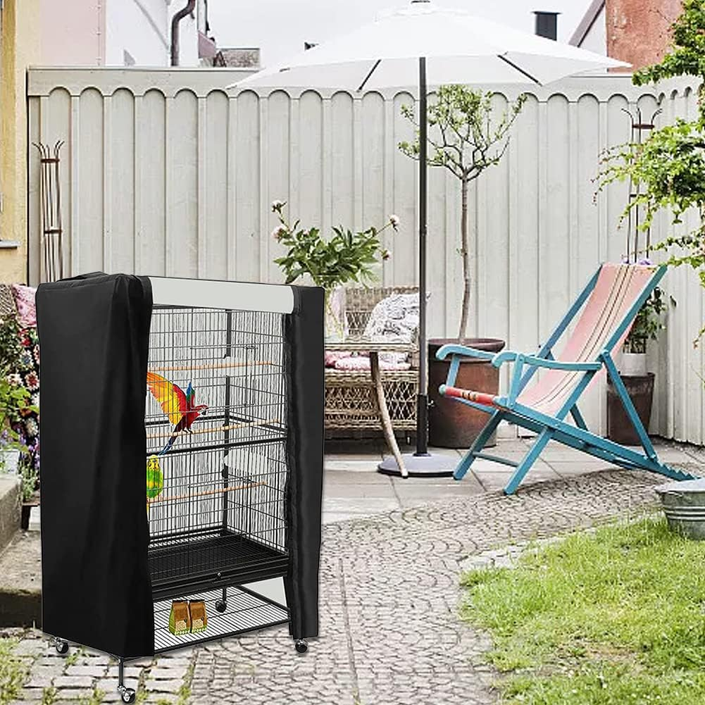Bird Cage Cover Large Sun Protection Breathable Washable 210D Oxford Fabric (M) image number 5