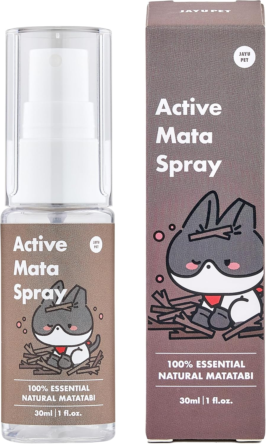 JAYU PET Active MATA Spray &ndash; 100% Natural Silvervine for Cats, Liquid Catnip Alternative, Calming Spray for Indoor Kittens, Boosts Play & Engagement, Reduces Stress on Toys, Scratchers (30Ml) image number 2