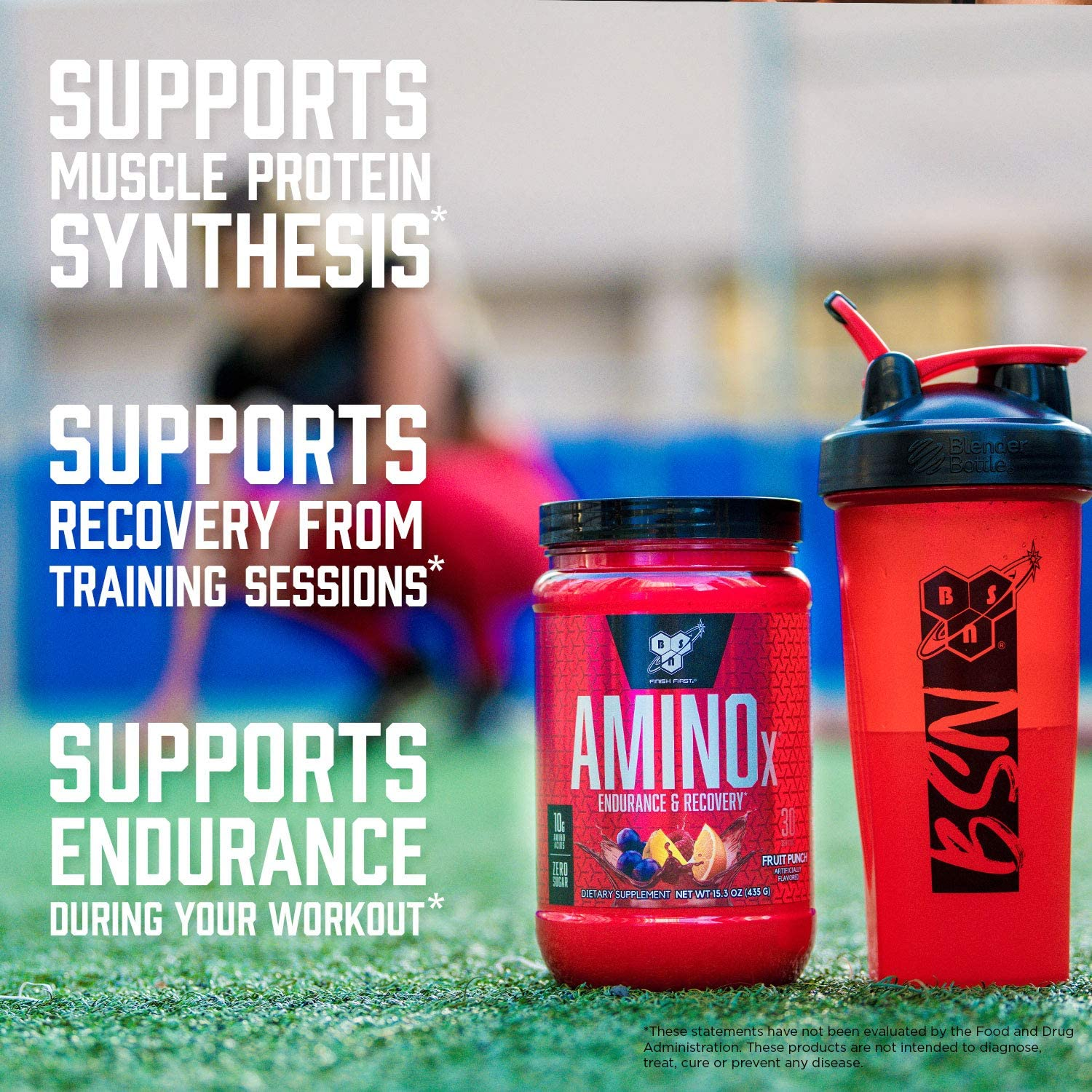 BSN Amino X Endurance & Recovery BCAA Intra Workout, Grape, 435G, 30 Servings image number 6