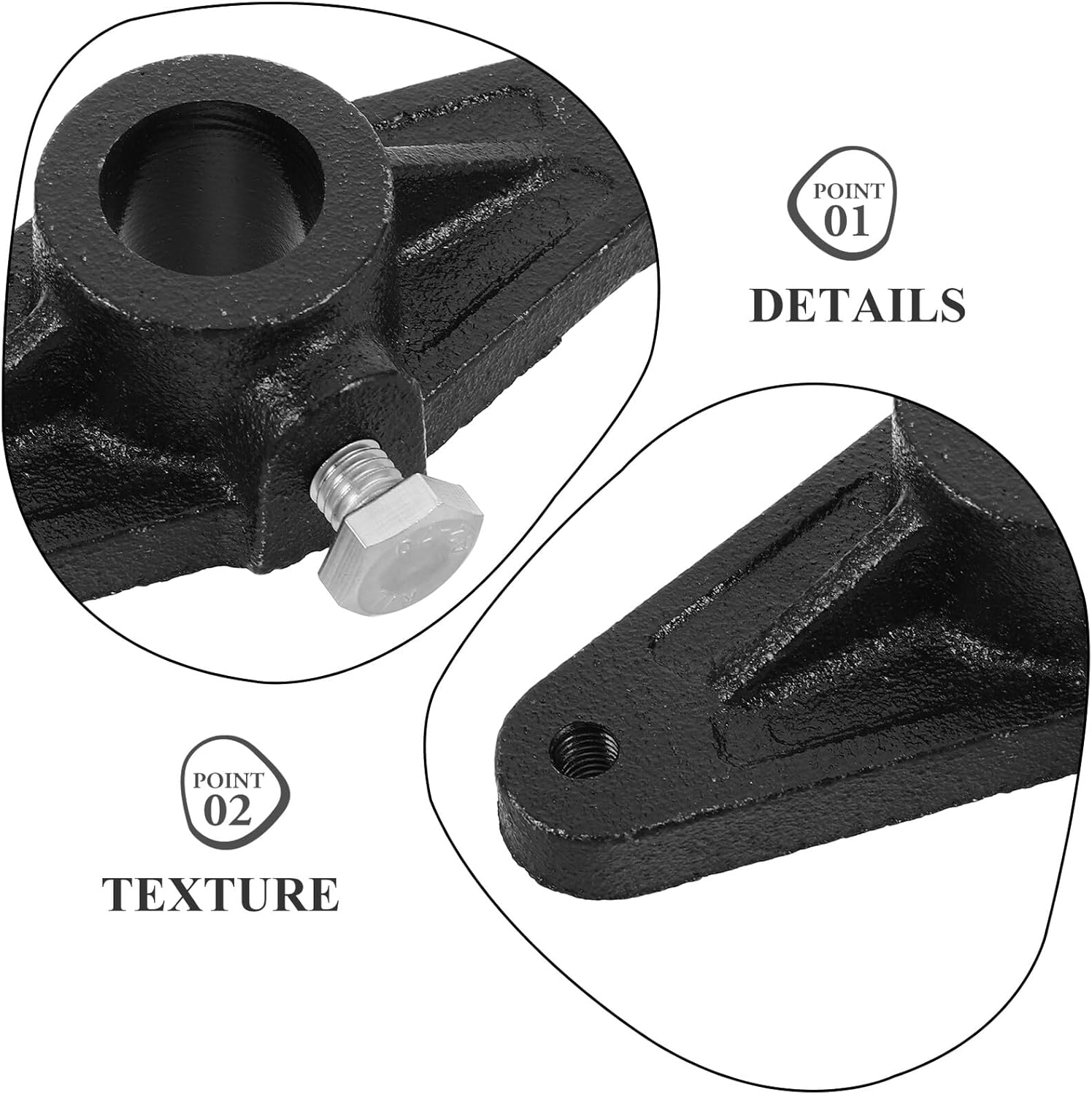 Balacoo Efficient Fish Wheel Crank Handle for Spinning Reels Quiet High-Performance Water Wheel Power Handle Accessory with Complete Repair Parts for Aeration and Fishing Reel Maintenance image number 1