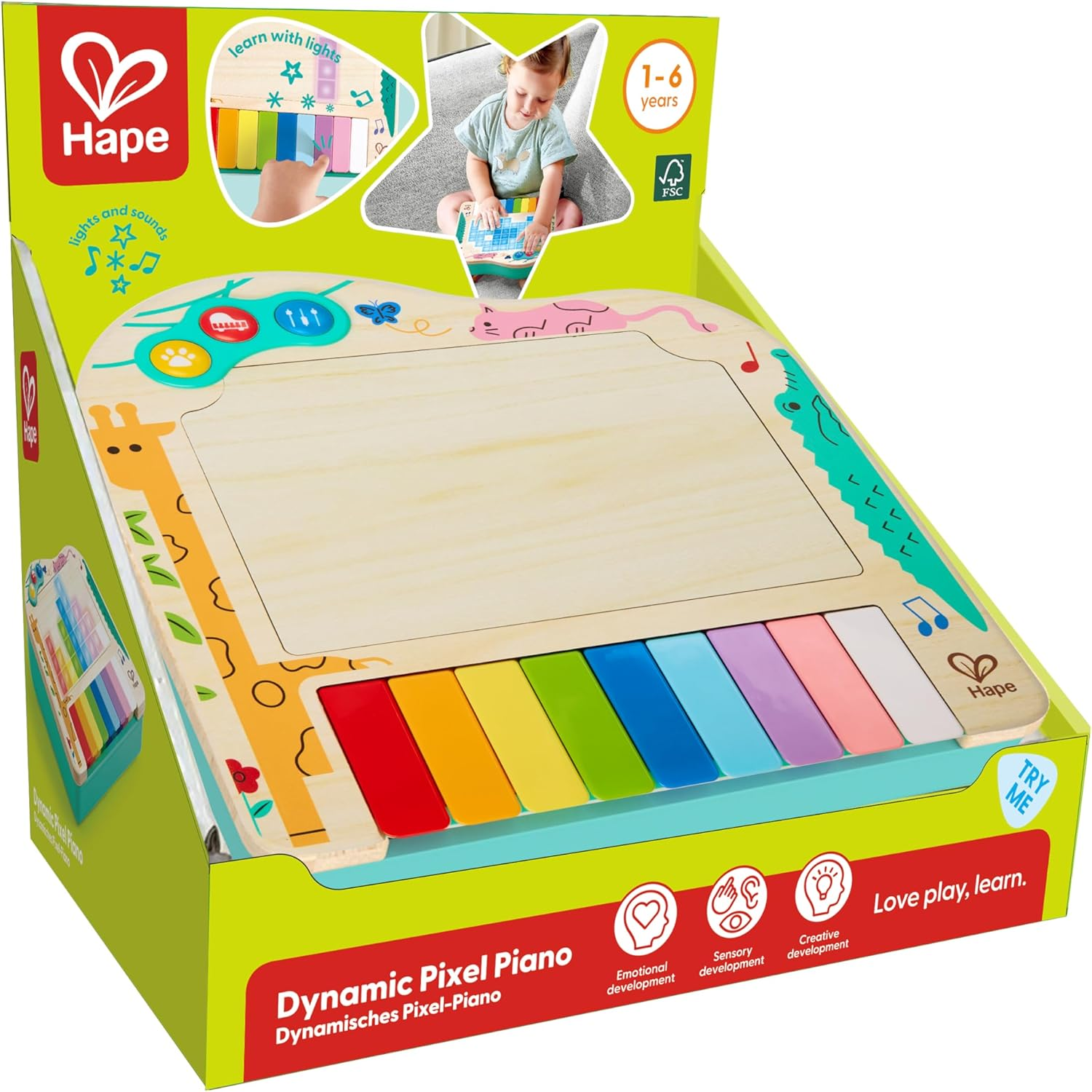 Hape Dynamic Pixel Piano Toy image number 4