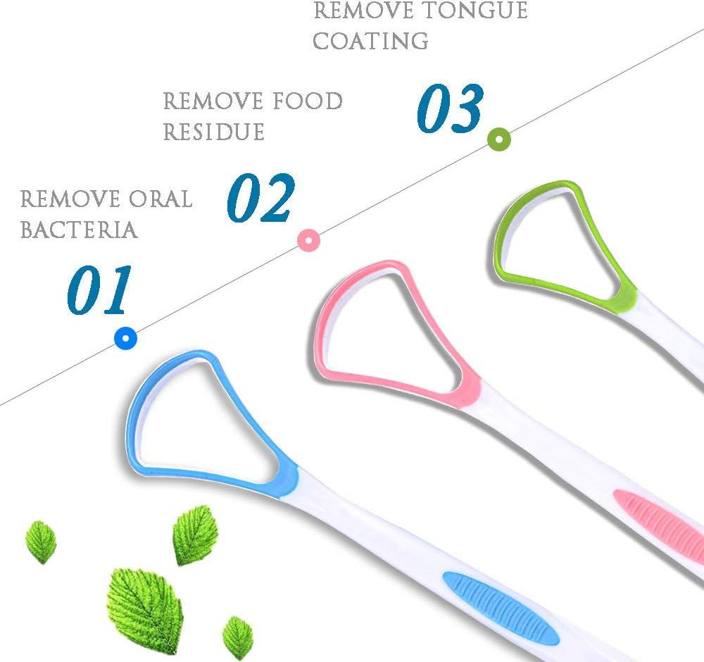 [Soft Silicon] 3PCS Tongue Scraper Cleaner, Oral Scrapers, Premium Sweeper Sets, Bad Breath Cure Tools, Effective Kits image number 2