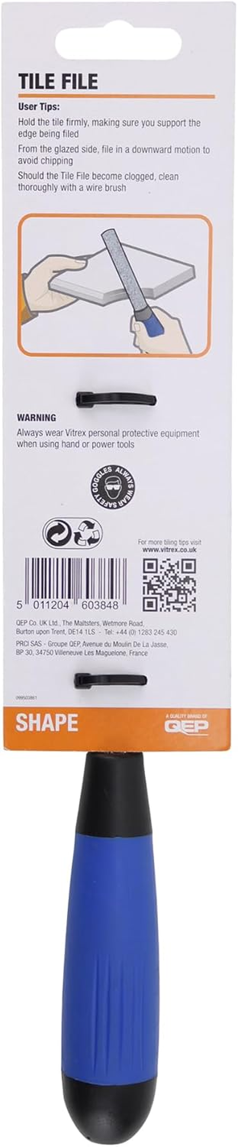 Vitrex 10 2120 Soft Grip Tile File