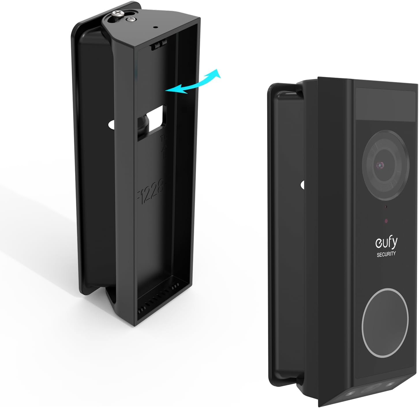 HOLACA Bracket Compatible with Eufy Security Video Doorbell E340, Can Be Pivoted on Both Sides 0-35&deg; Each image number 4