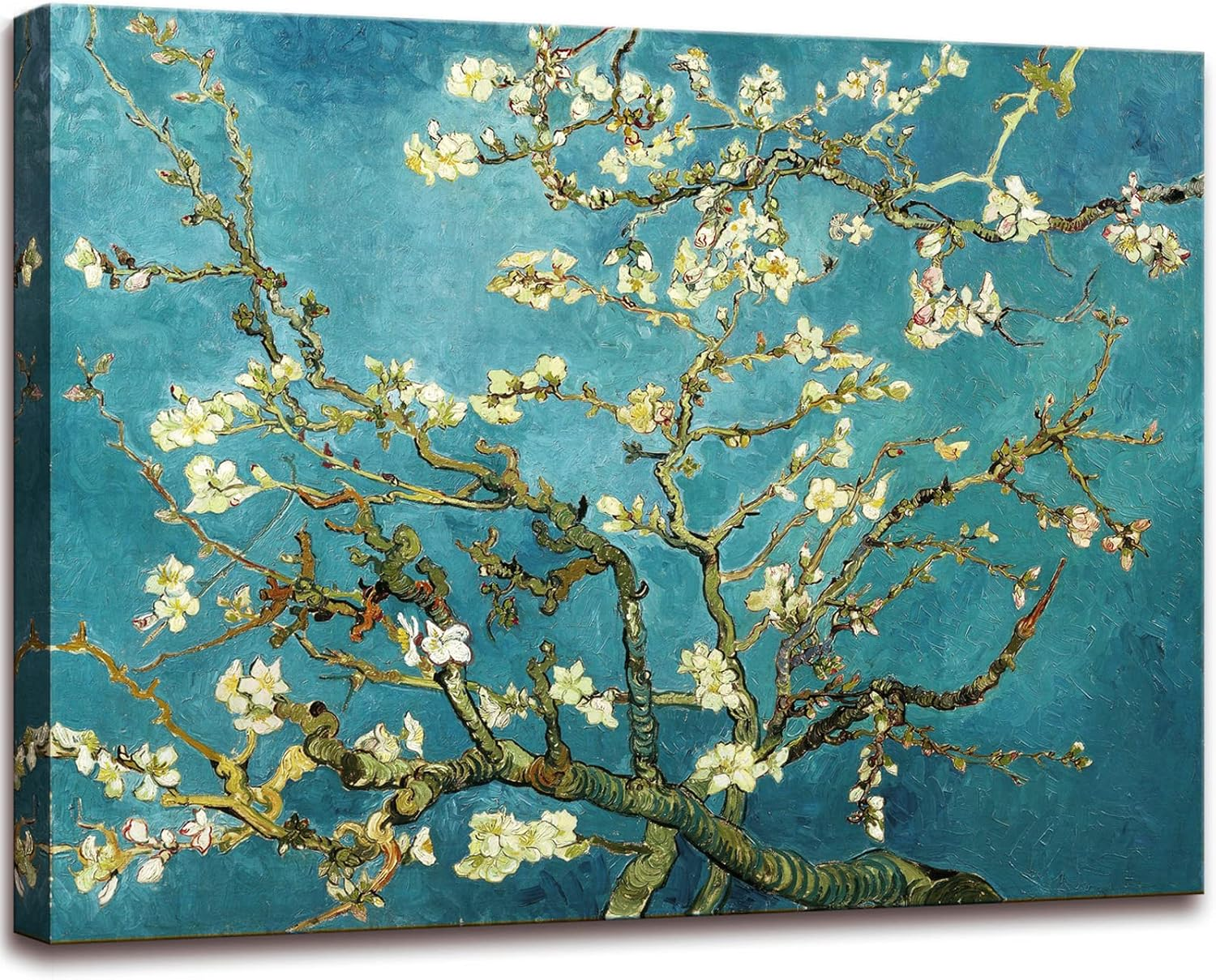 Weiyiart Almond Blossom Tree - Vincent Van Gogh Art Reproduction. Giclee Canvas Prints Wall Art for Home Decoroffice Decorations 24X36 image number 1