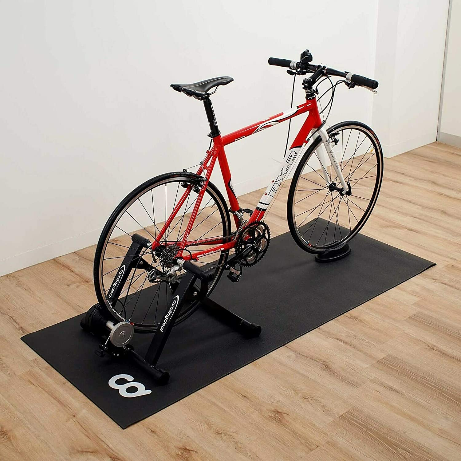 Cyclingdeal Exercise Rowing Machine Mat - 3'X7.8' (Soft) - under Indoor Stationary Spin Bike, Treadmill, Elliptical, Hardwood Floors and Equipment Gym Home Carpet Protection (36"X94") image number 4