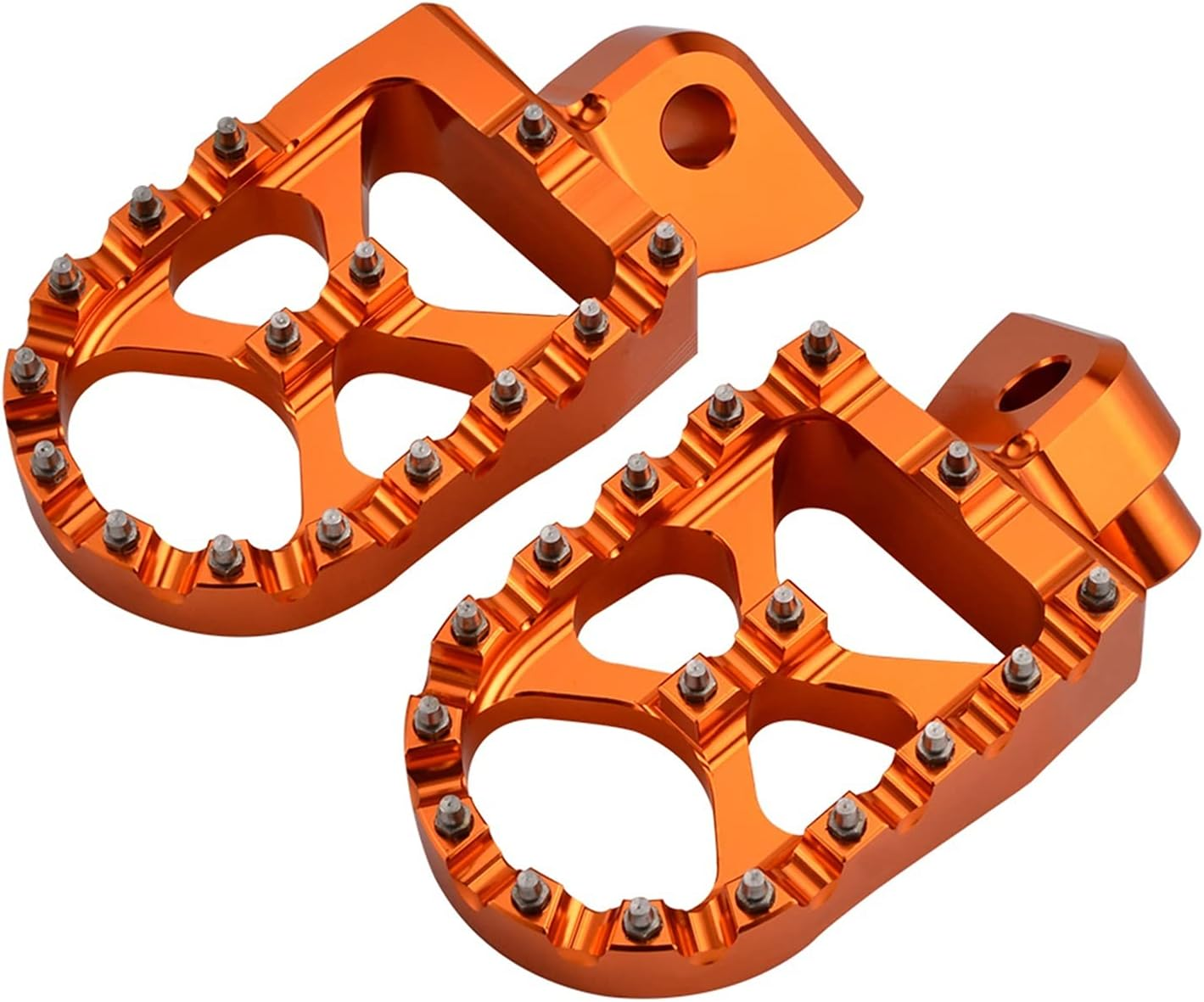 TRUSTTWO Motorcycle Footrest Foot Peg Compatible with Beta 250RR 300RR 2T 350RR 390RR 400RR 450RR 480RR 498RR 520RR 4T 10-2015 2016 2017 2018 250 RR the New (Color : Black and Blue) image number 2