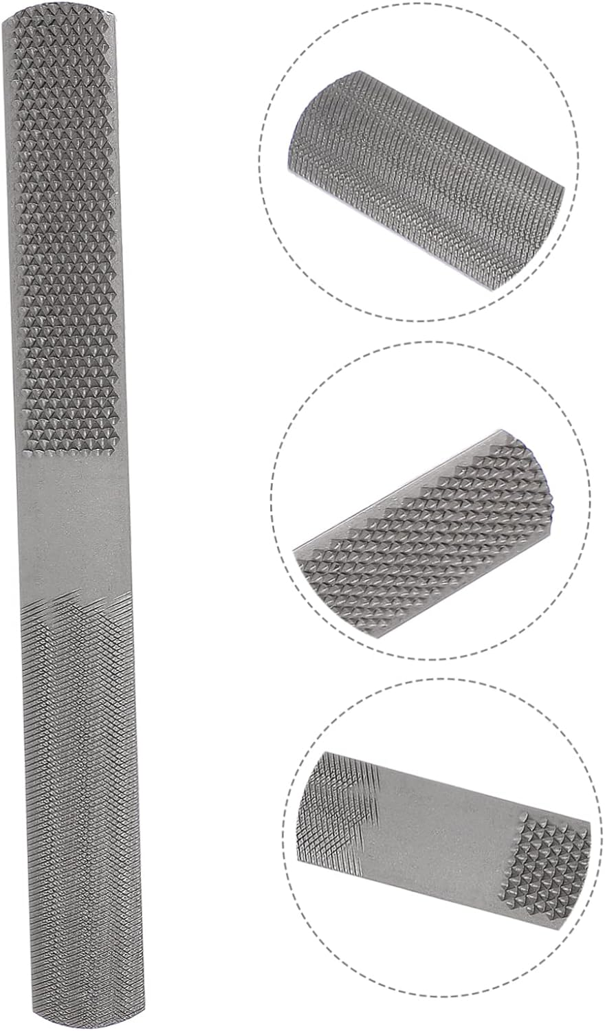 DOITOOL 4 in 1 Woodworking Rasp File Set for Carpenters Steel Wood Polishing Tool Storage Bag Versatile Wood Grinding and Carving Files for Diy Projects image number 4