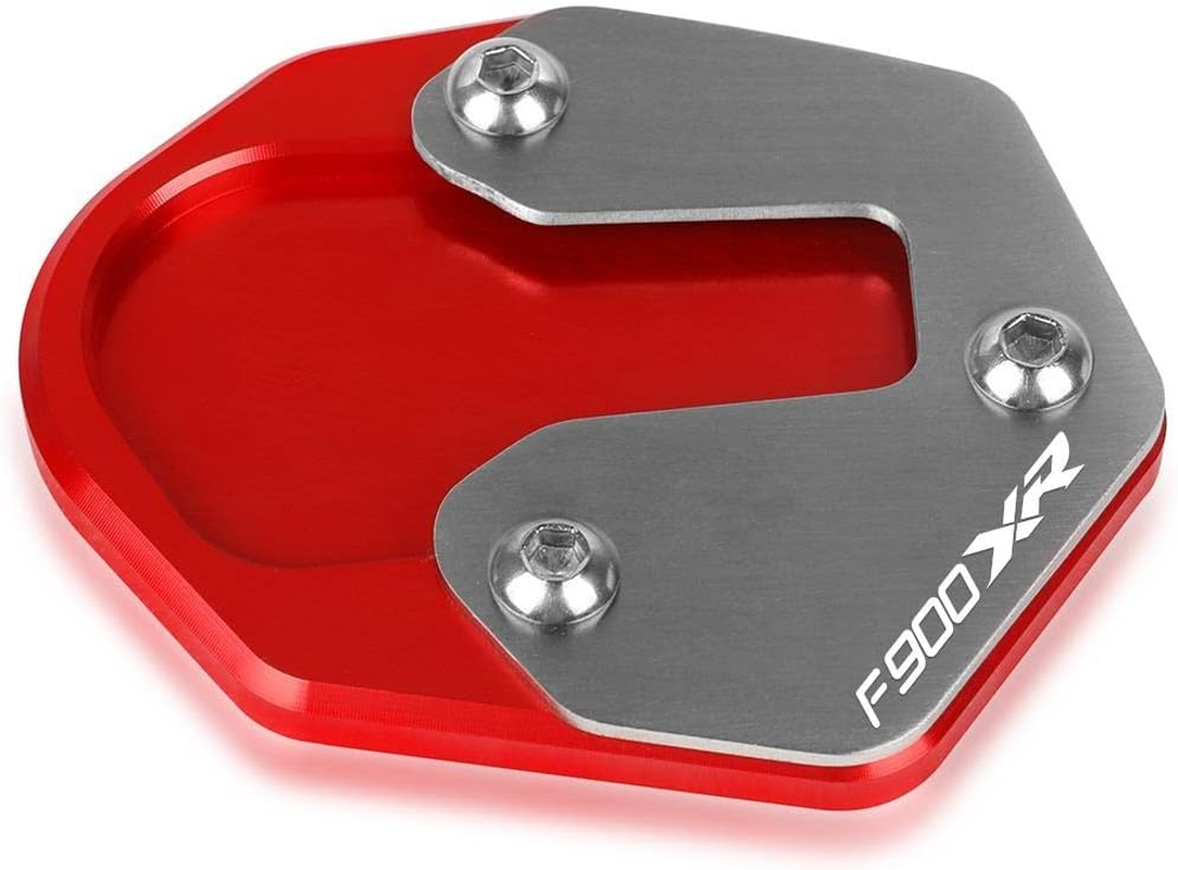 Motorbike Side Kickstand Pad Motorcycle Accessories Kickstand Foot Side Stand Extension Pad Support Plate for B&M-W F900R F900XR 2020 2021 2022 F 900R 900XR (Color : Red, Size : F900XR) image number 1