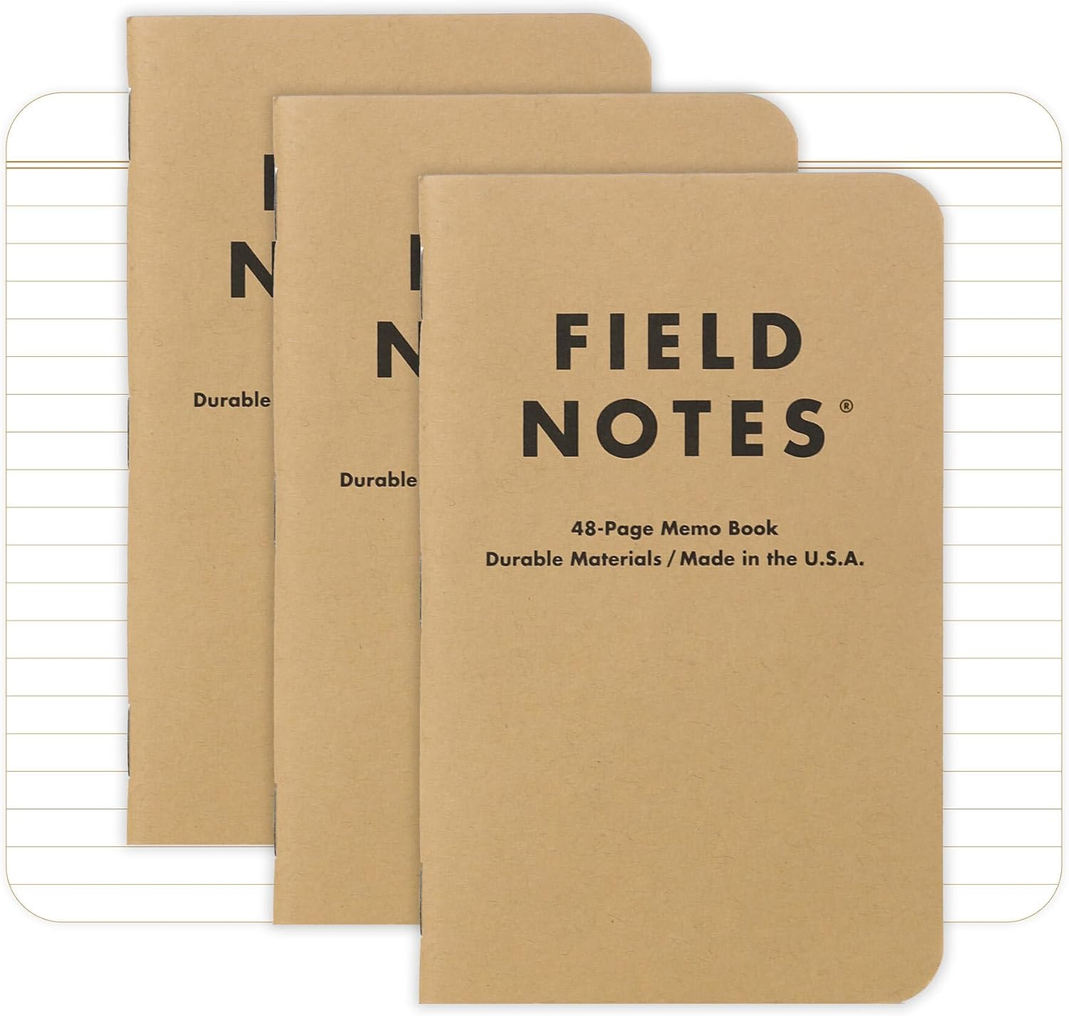 Field Notes Kraft Graph 3-Pack - Graph Paper image number 3