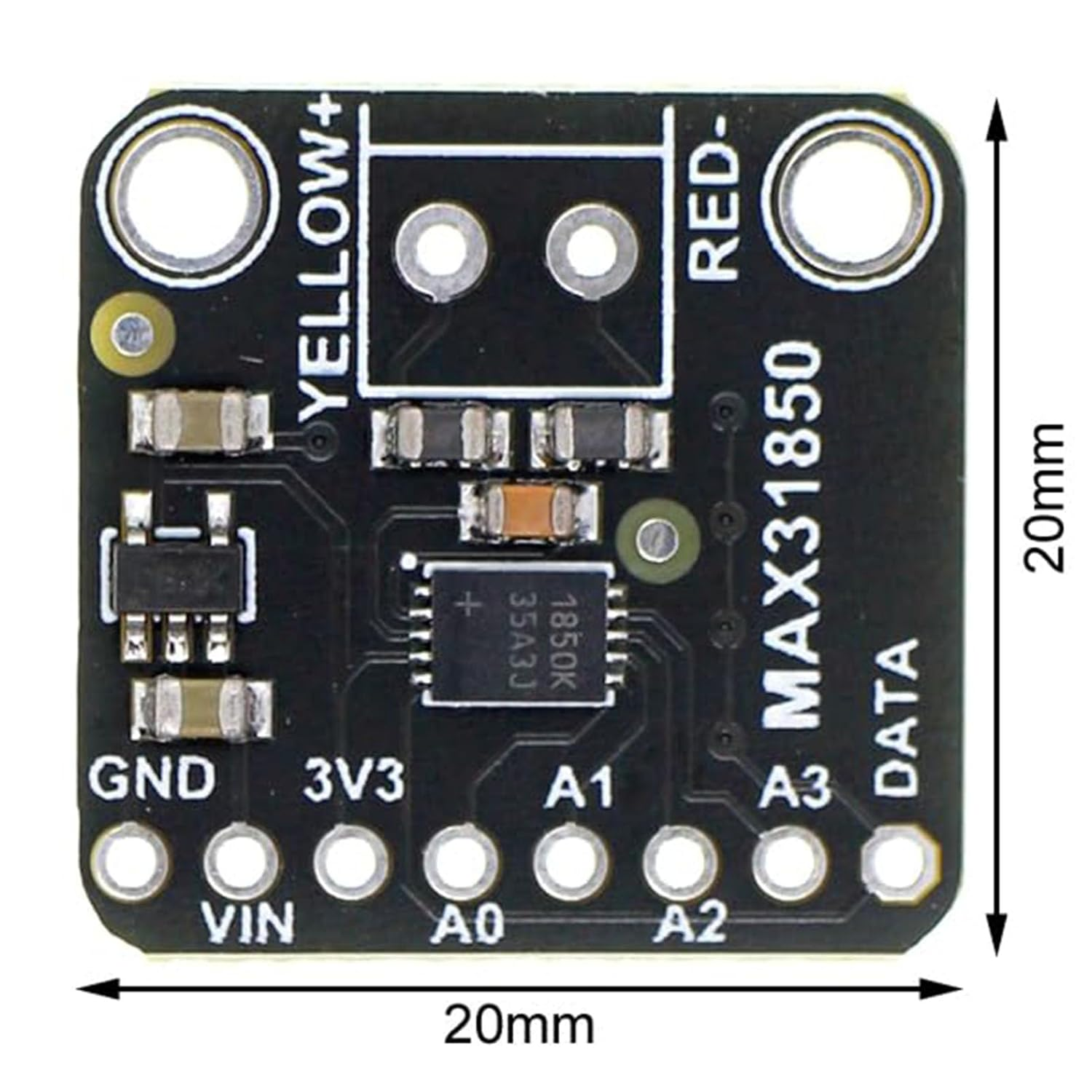K Type Thermocouple Module SPI Interface Wide Measuring Range -270~1350 Temperature Sensor Probe Compatible with Fit for MKS SBASE